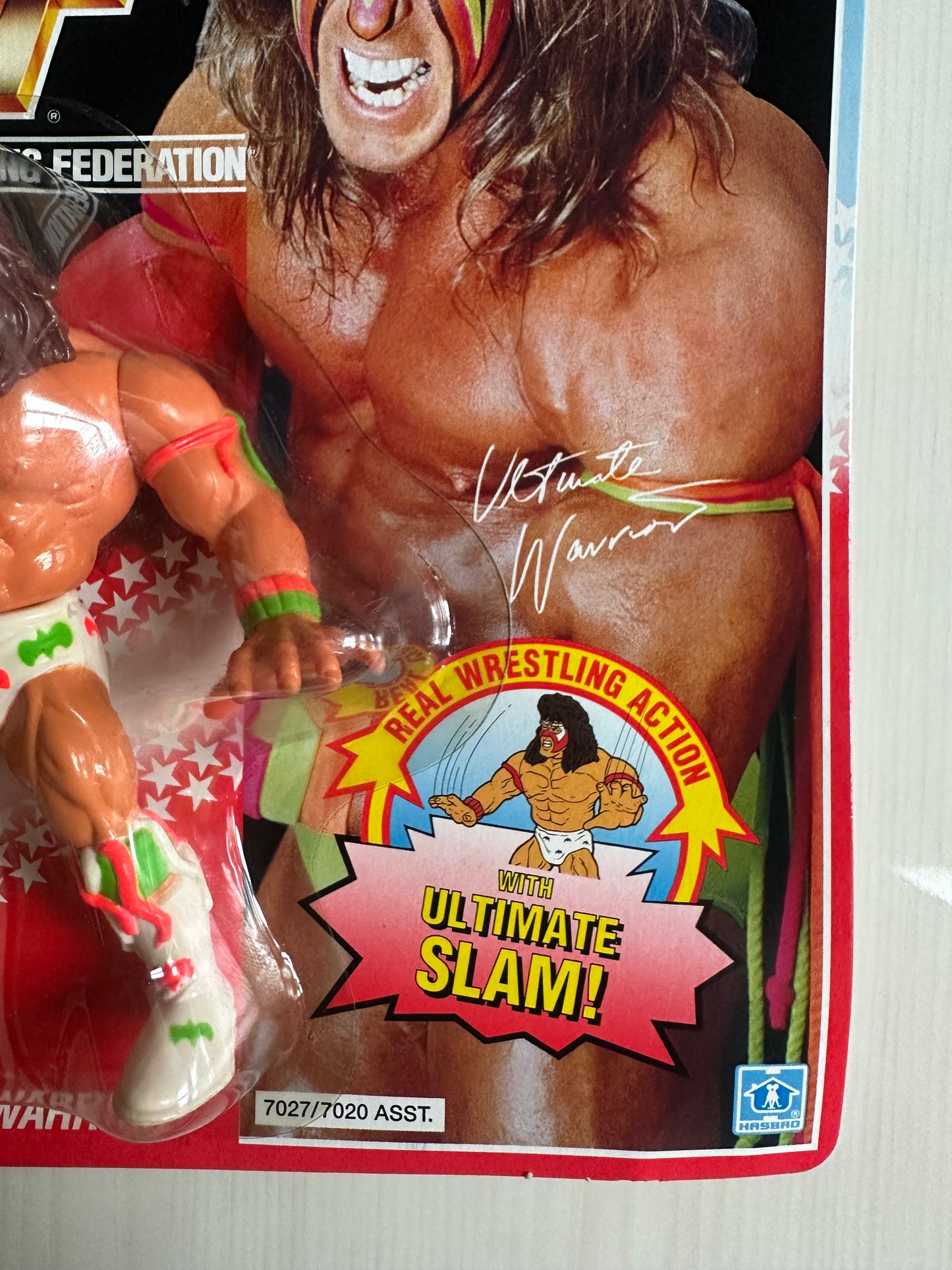 Ultimate Warrior Series 2 WWF Hasbro MOC figure
