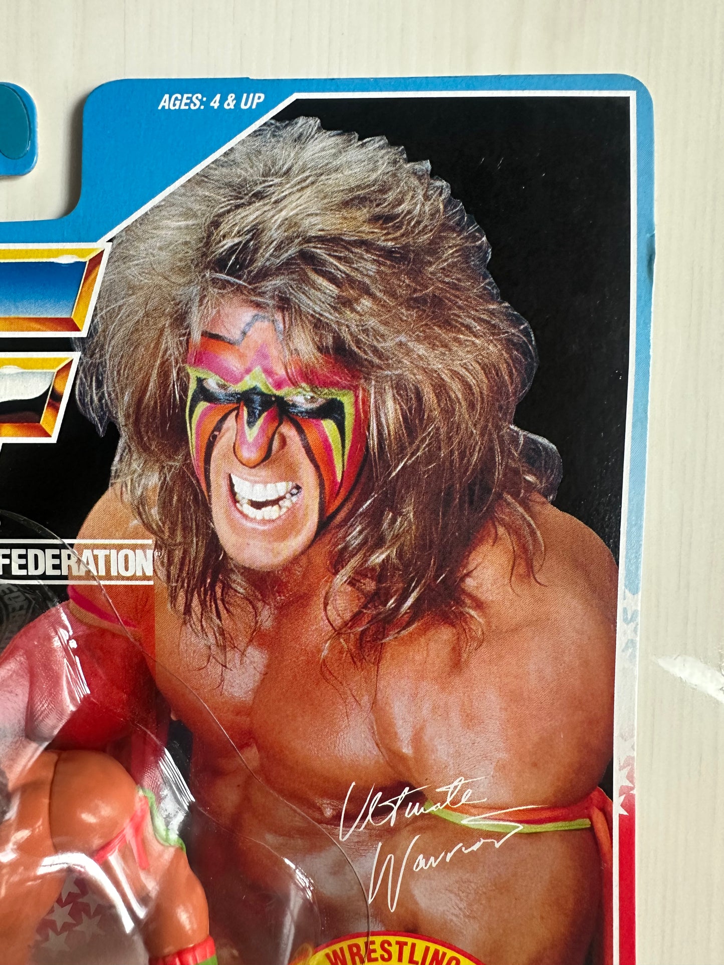 Ultimate Warrior Series 2 WWF Hasbro MOC figure