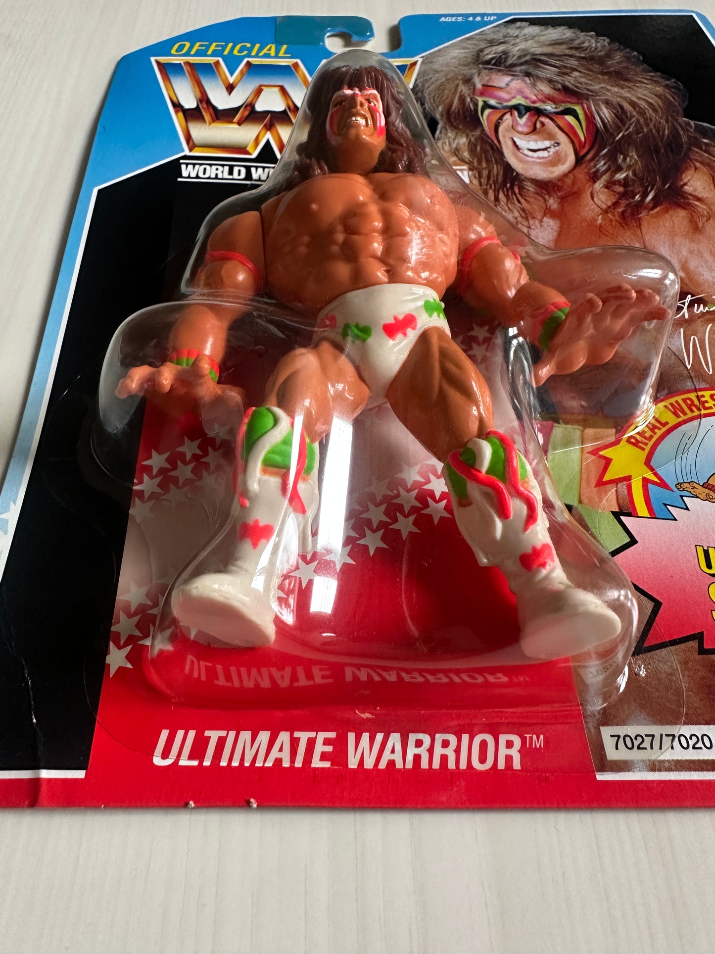 Ultimate Warrior Series 2 WWF Hasbro MOC figure
