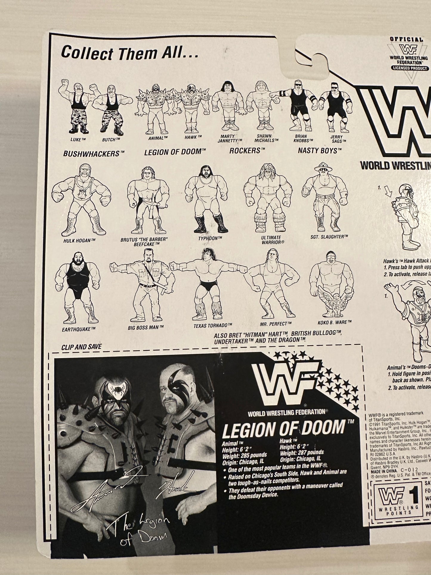 The Legion of Doom Series 2 WWF Hasbro