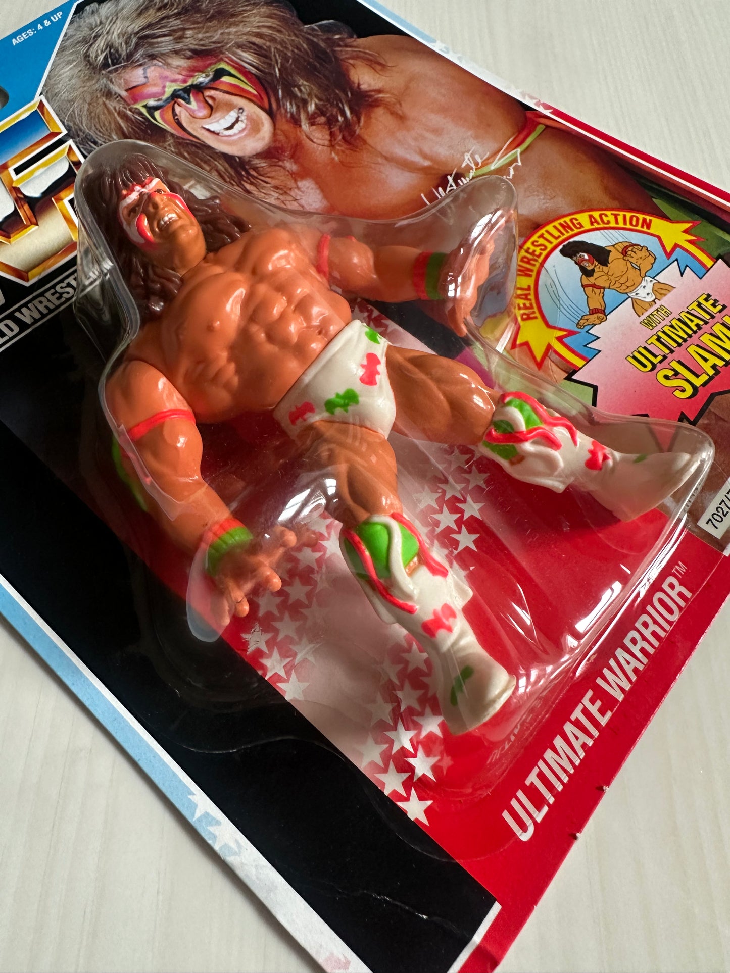 Ultimate Warrior Series 2 WWF Hasbro MOC figure