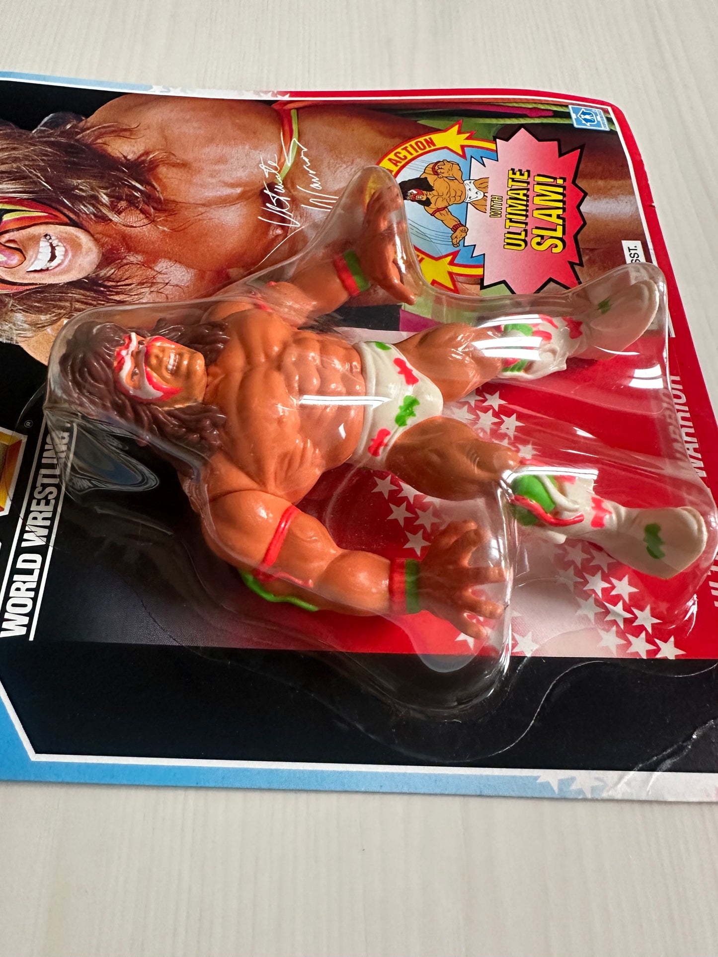 Ultimate Warrior Series 2 WWF Hasbro MOC figure