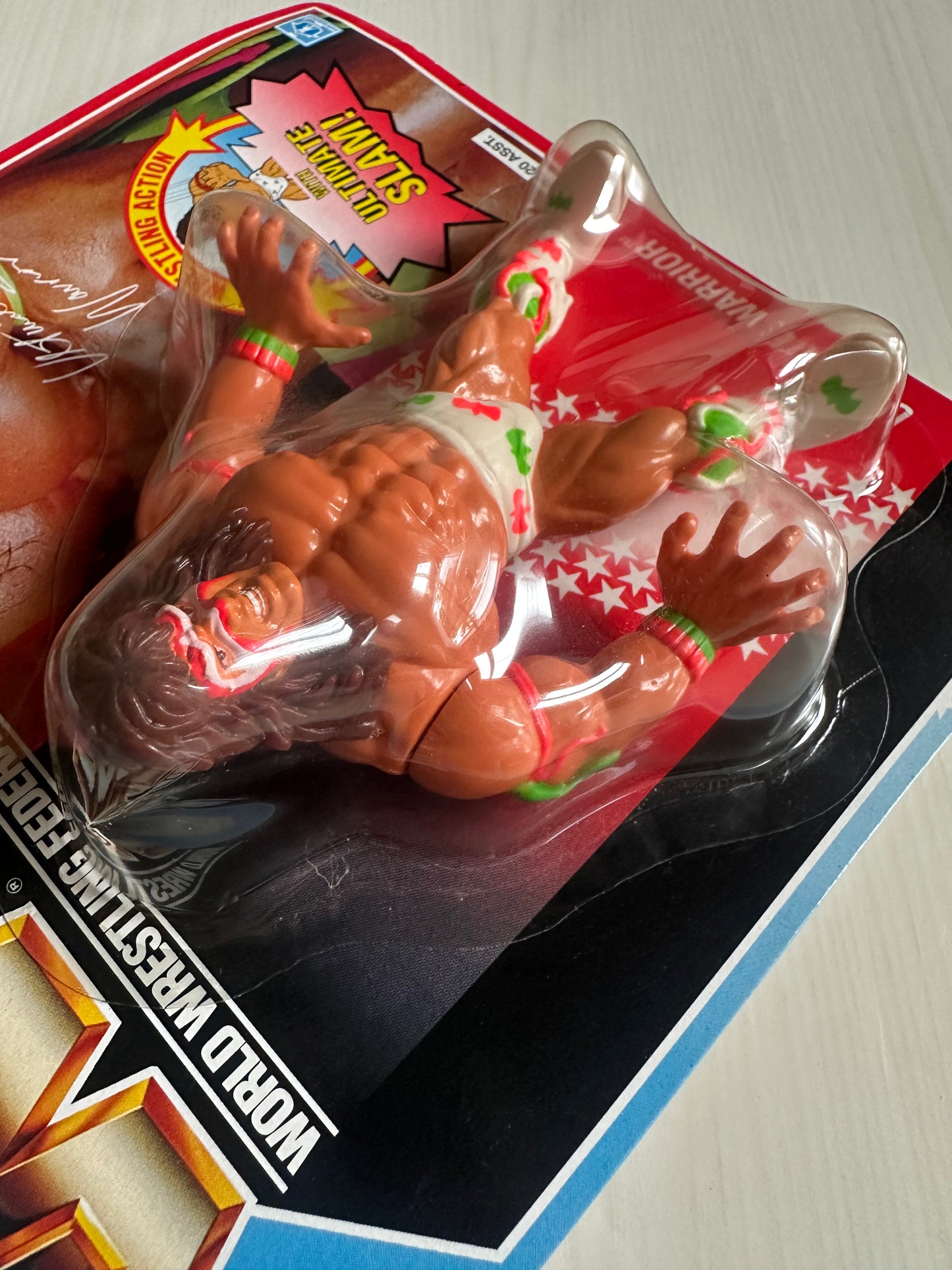 Ultimate Warrior Series 2 WWF Hasbro MOC figure