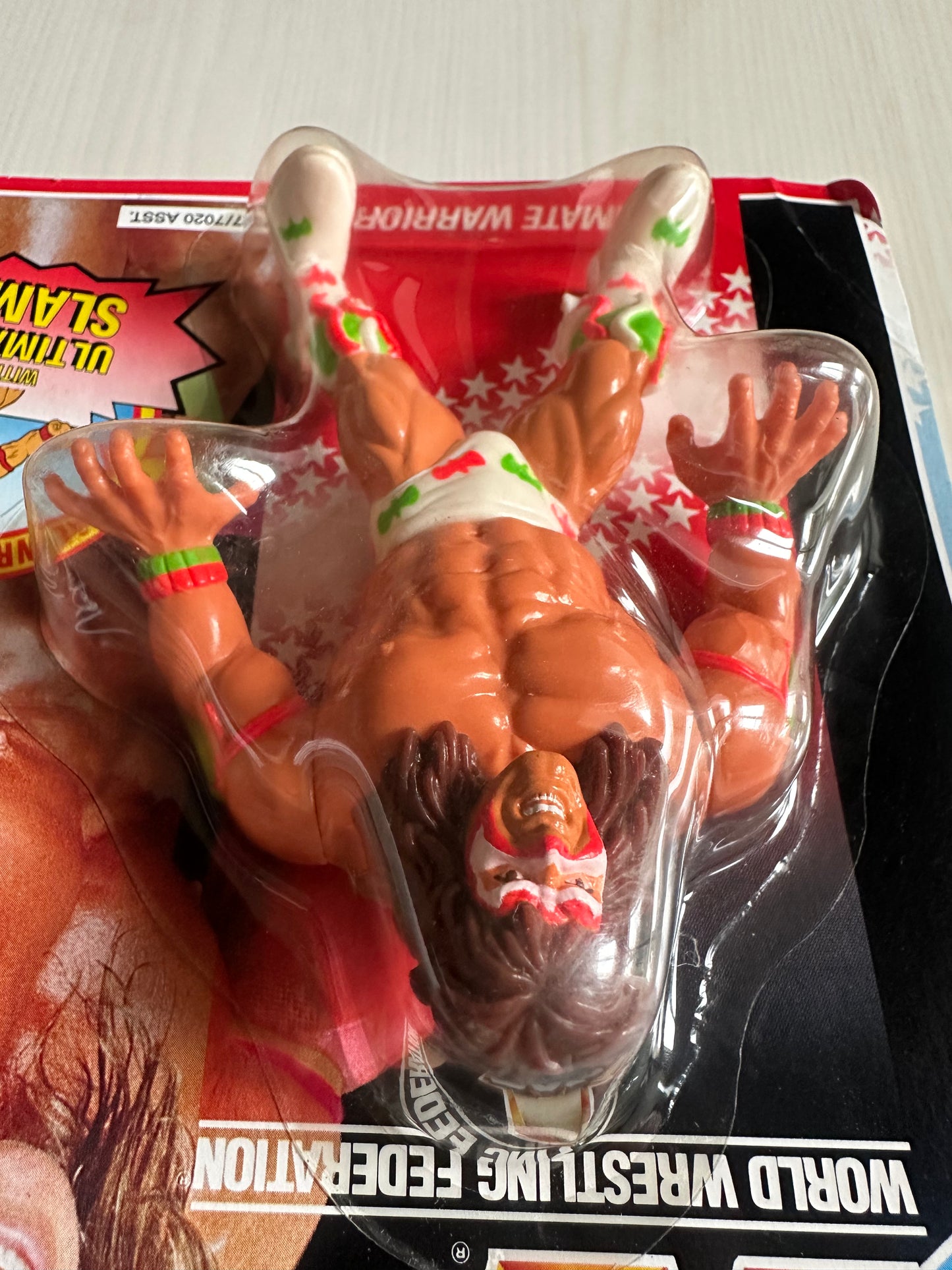 Ultimate Warrior Series 2 WWF Hasbro MOC figure