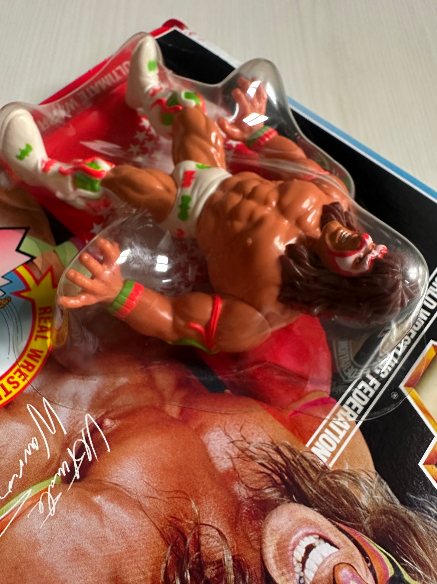 Ultimate Warrior Series 2 WWF Hasbro MOC figure