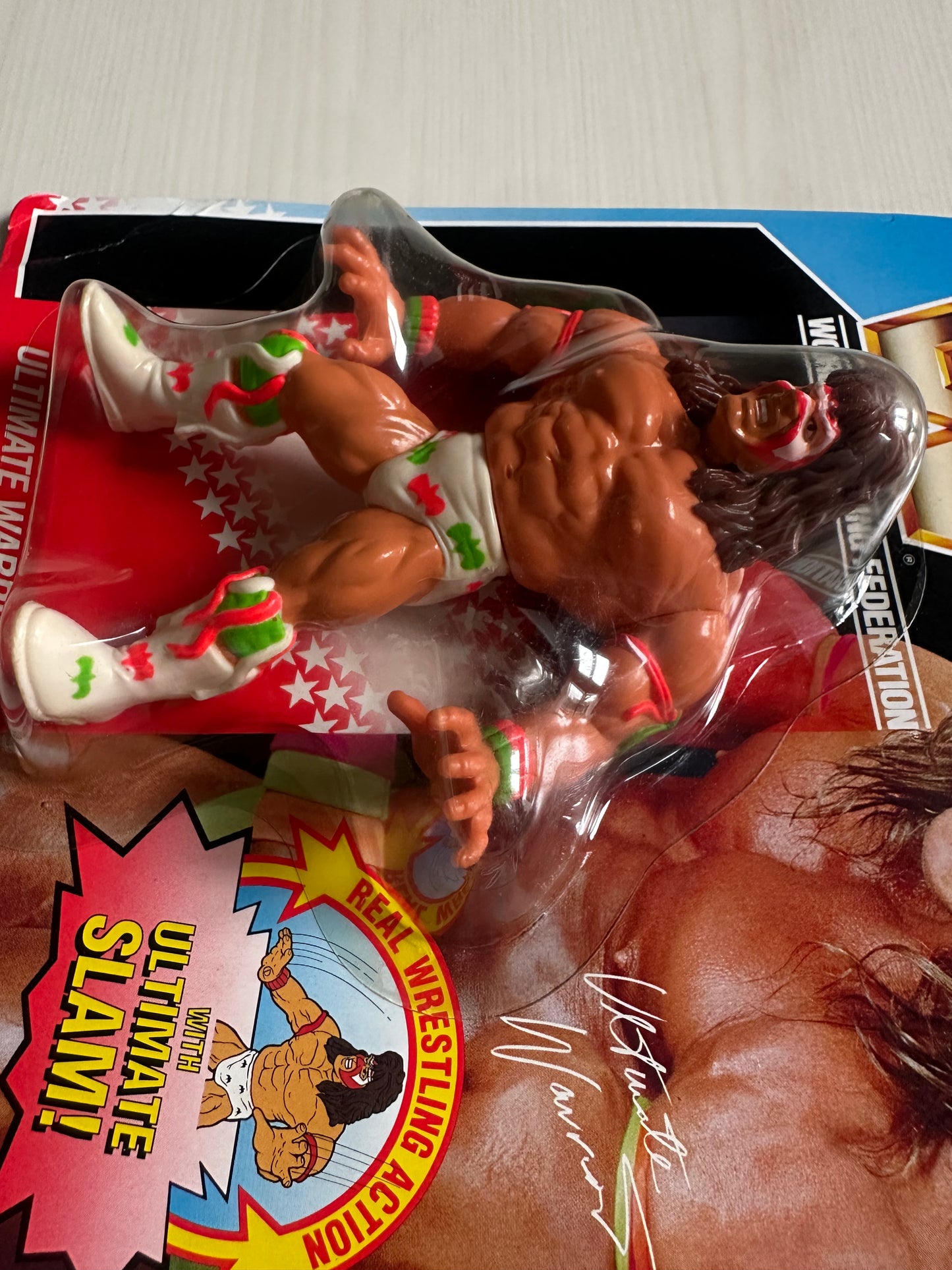 Ultimate Warrior Series 2 WWF Hasbro MOC figure