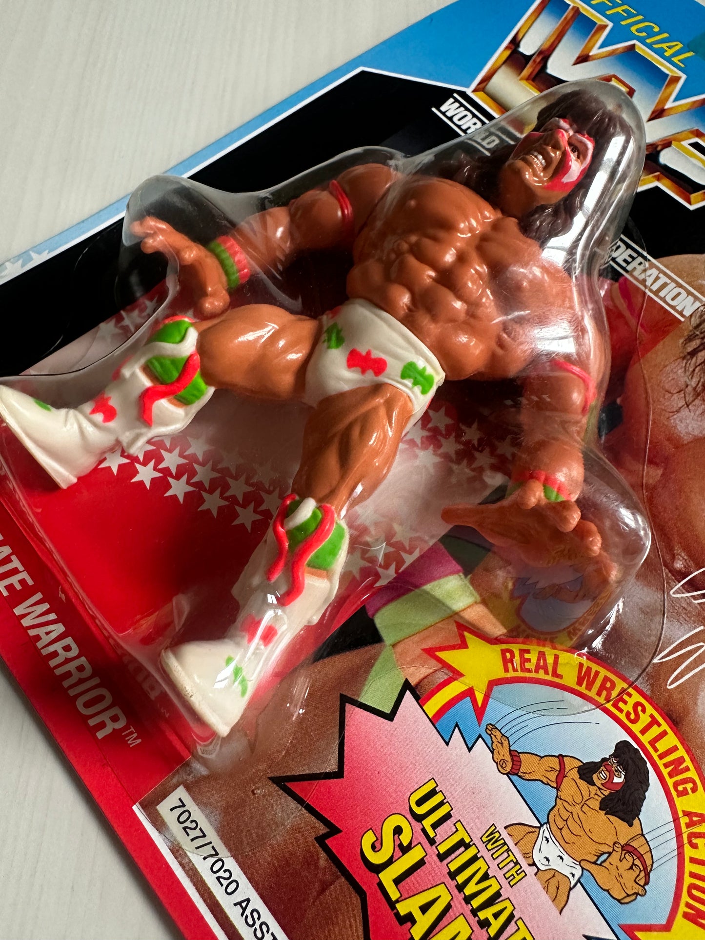 Ultimate Warrior Series 2 WWF Hasbro MOC figure