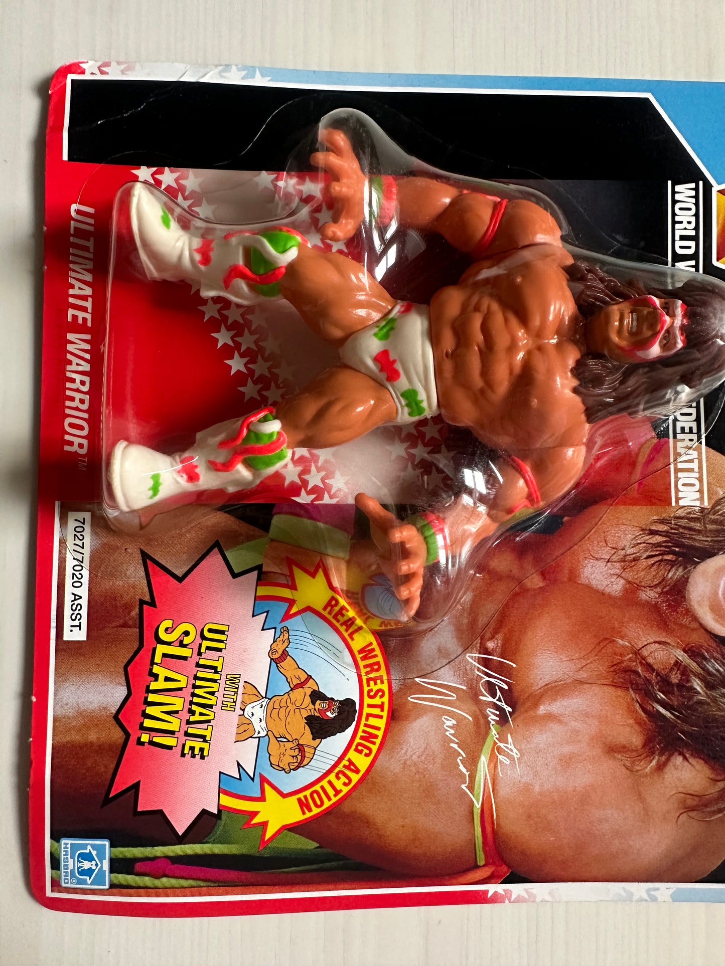 Ultimate Warrior Series 2 WWF Hasbro MOC figure