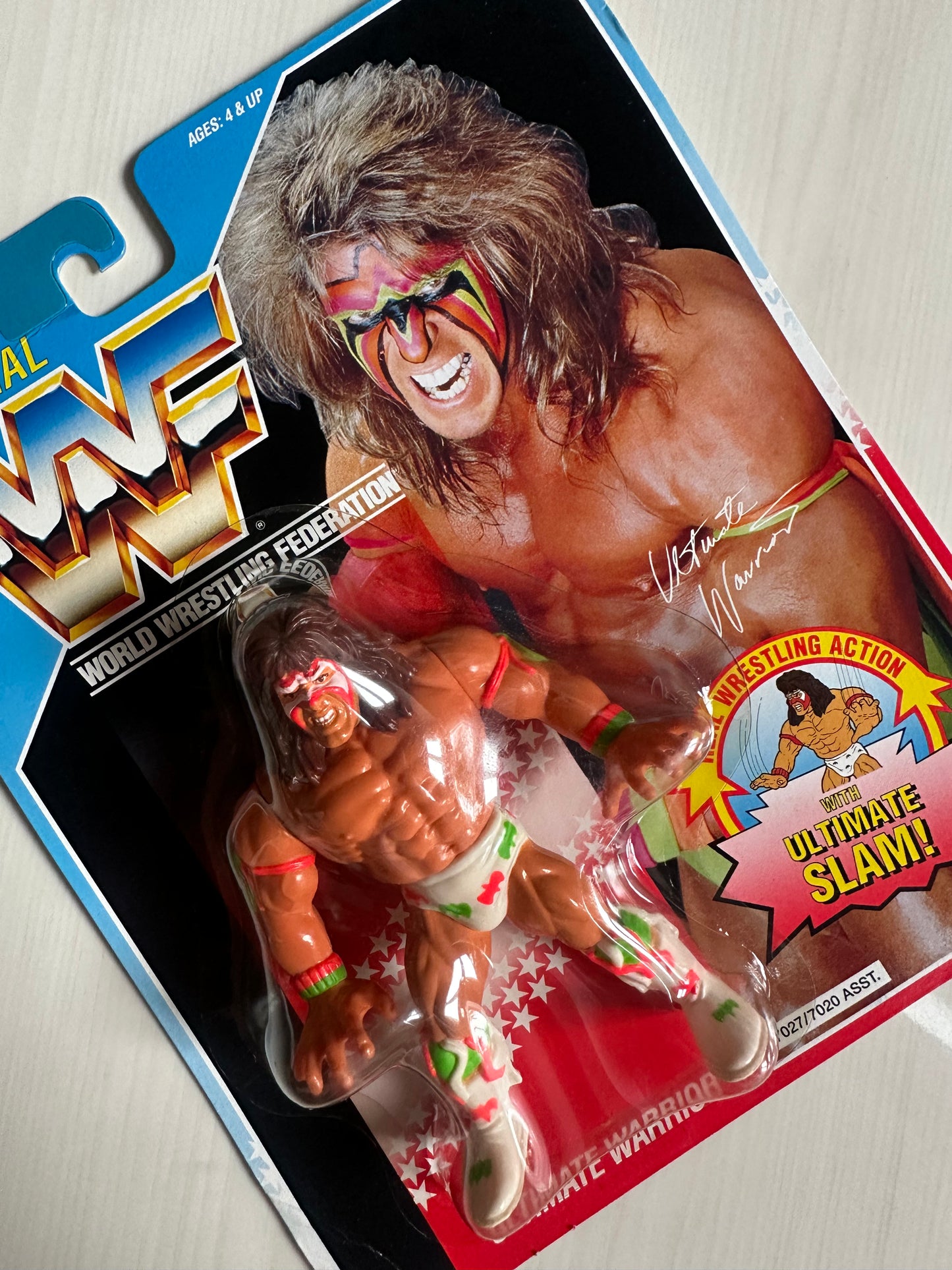 Ultimate Warrior Series 2 WWF Hasbro MOC figure