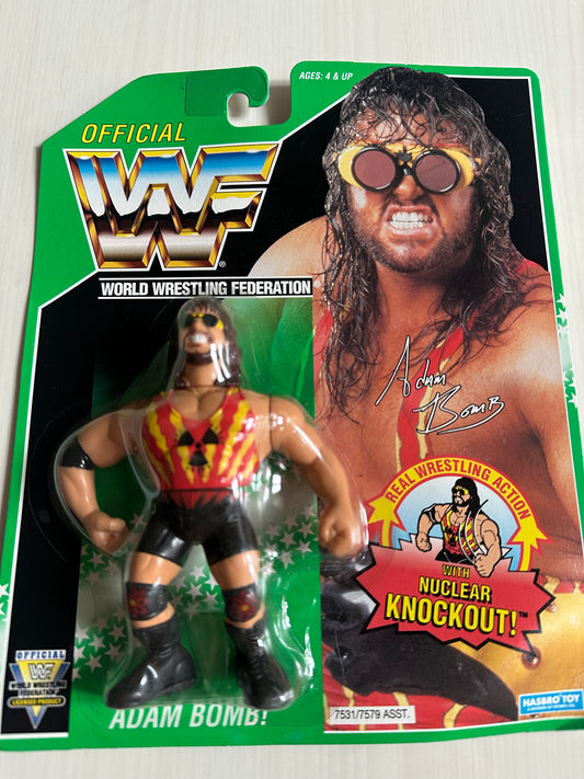 Adam Bomb Series 11 WWF Hasbro MOC figure