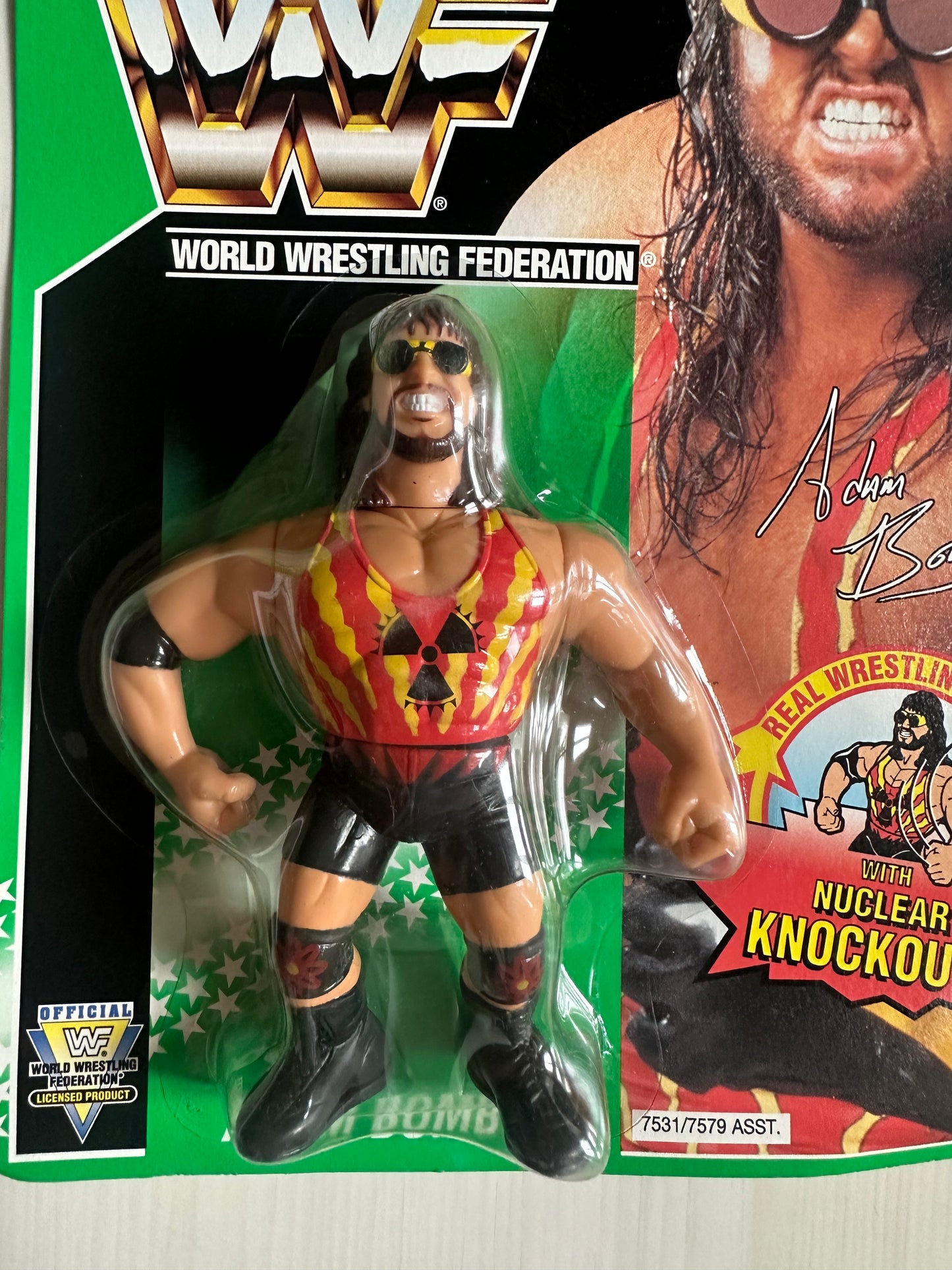 Adam Bomb Series 11 WWF Hasbro MOC figure