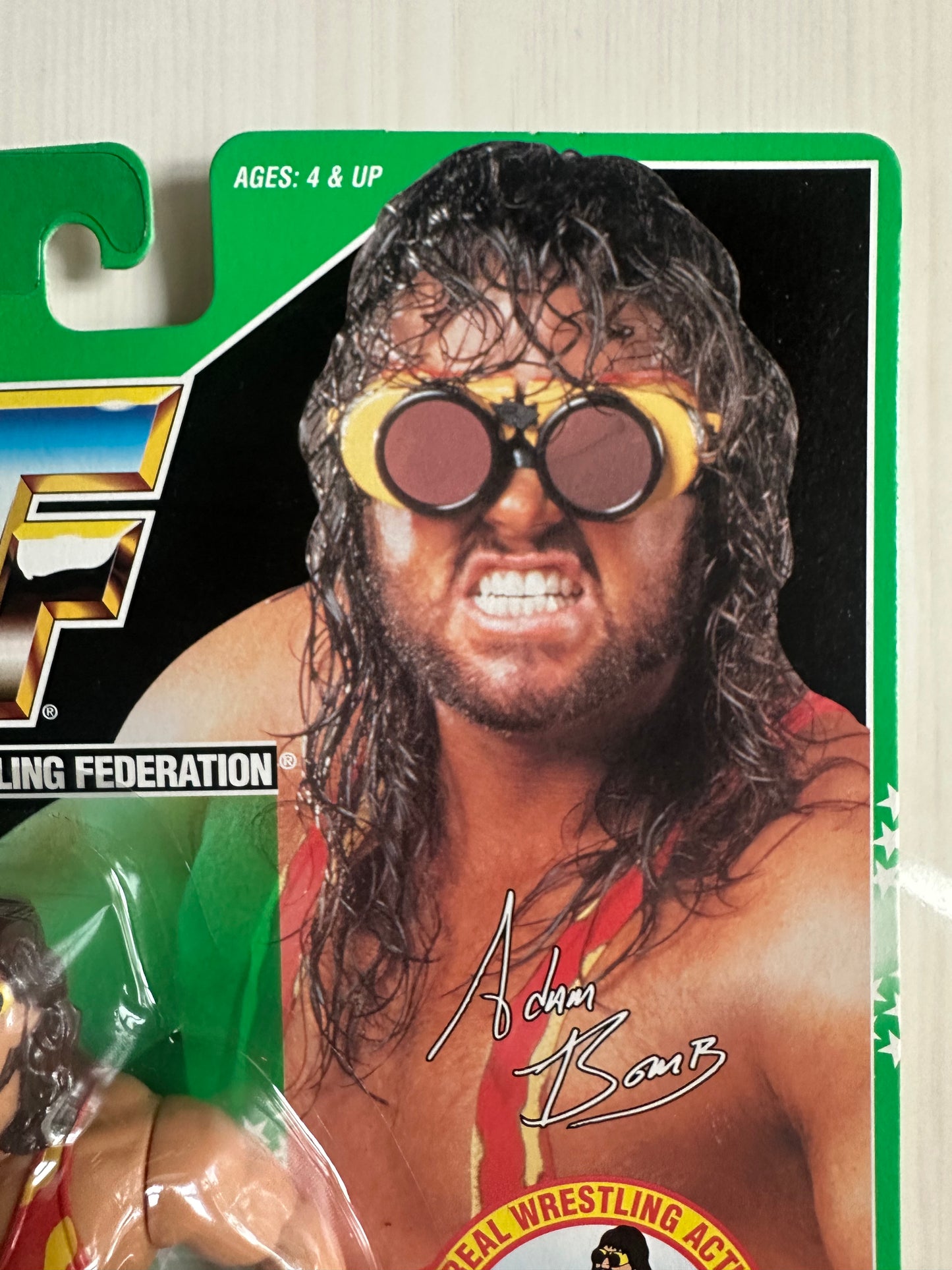 Adam Bomb Series 11 WWF Hasbro MOC figure