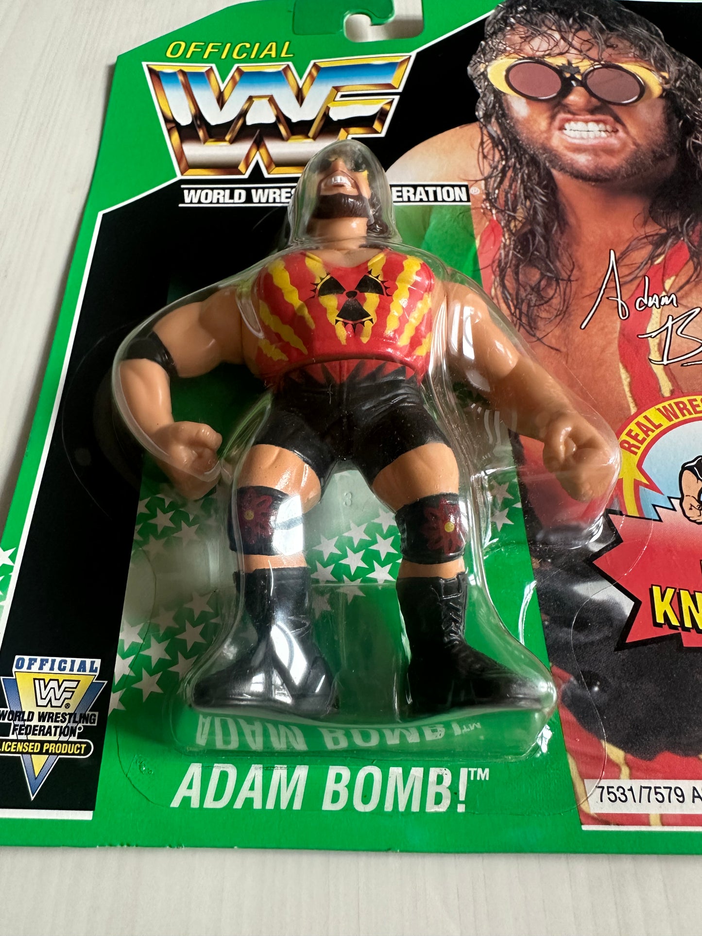 Adam Bomb Series 11 WWF Hasbro MOC figure