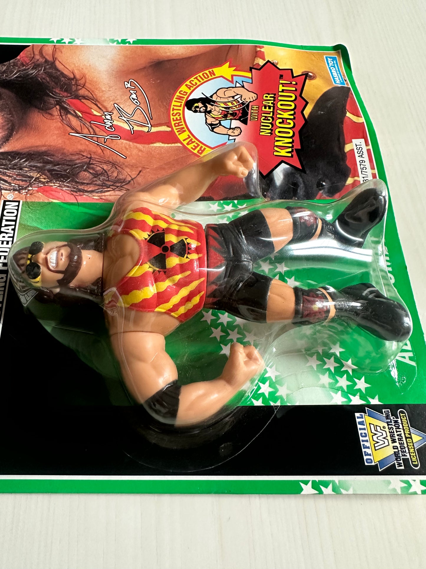 Adam Bomb Series 11 WWF Hasbro MOC figure