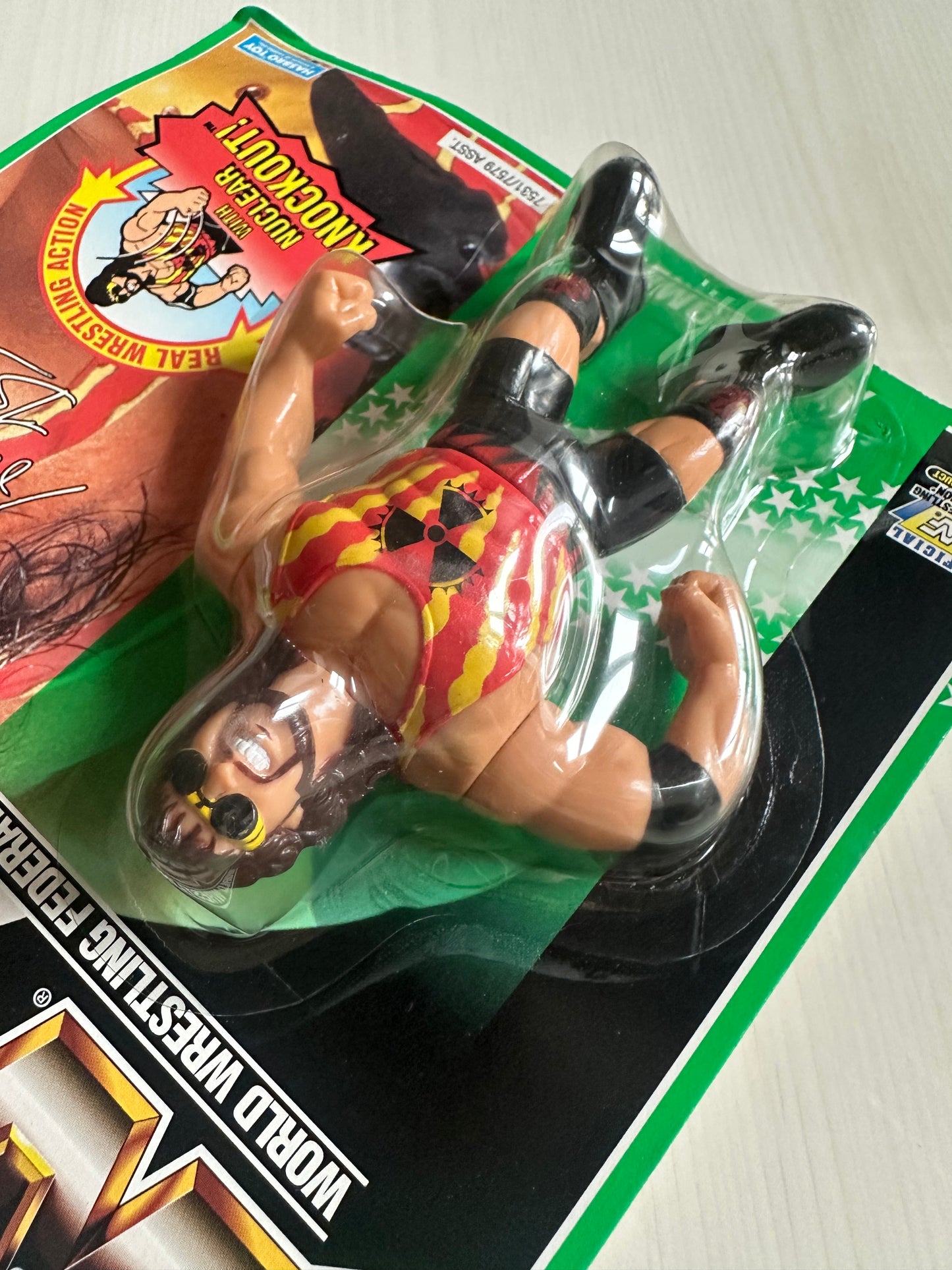 Adam Bomb Series 11 WWF Hasbro MOC figure