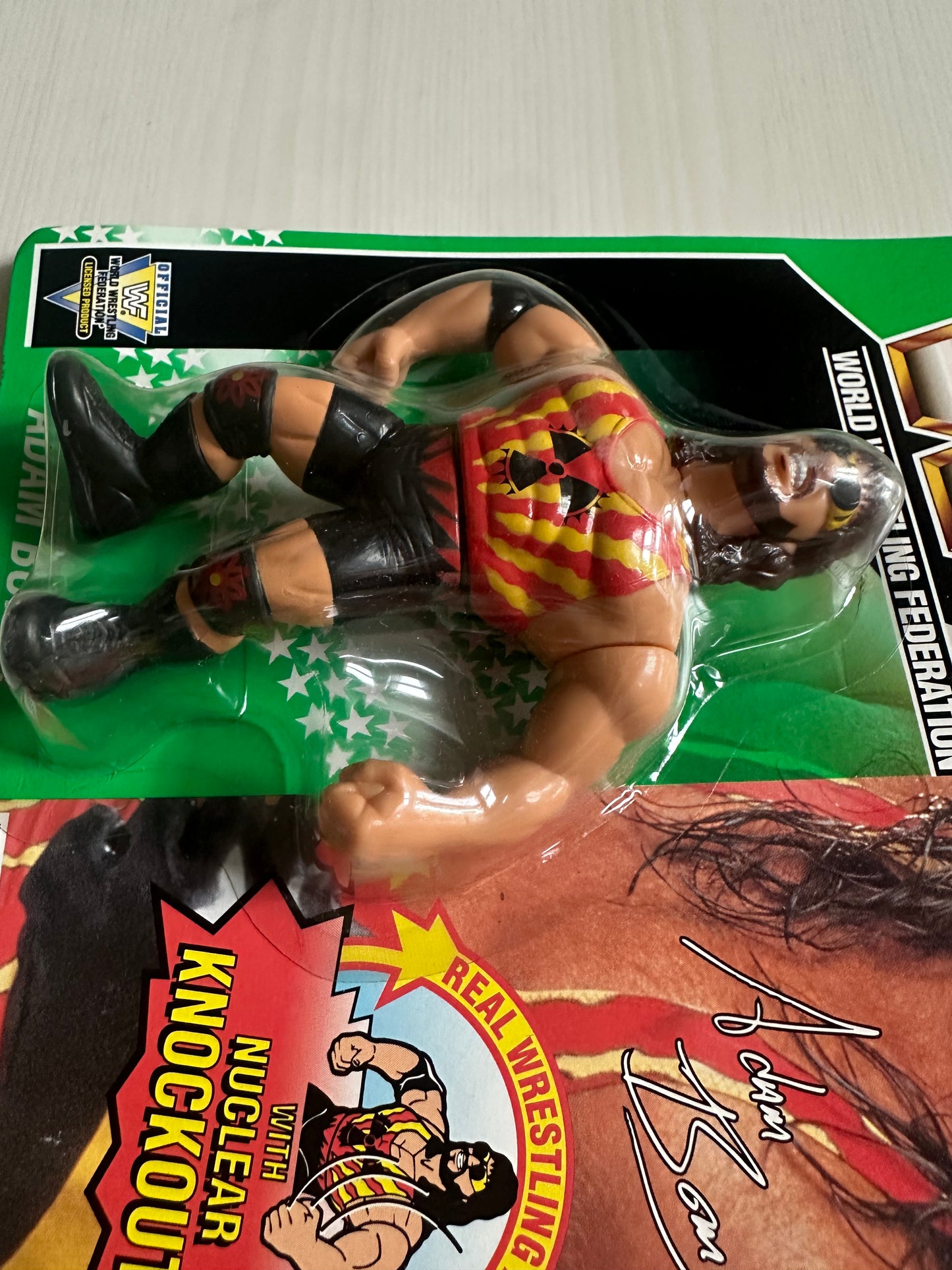 Adam Bomb Series 11 WWF Hasbro MOC figure