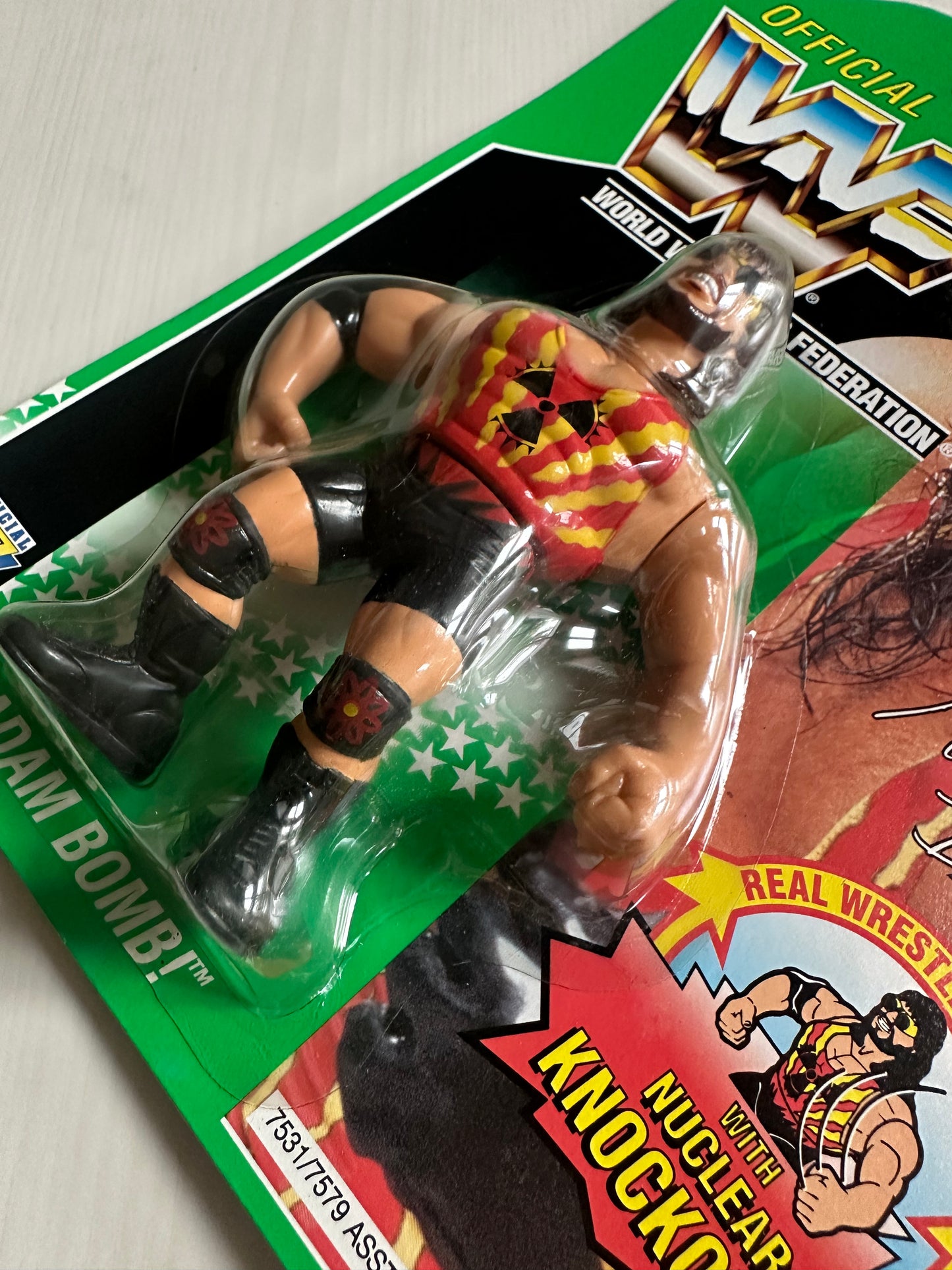 Adam Bomb Series 11 WWF Hasbro MOC figure