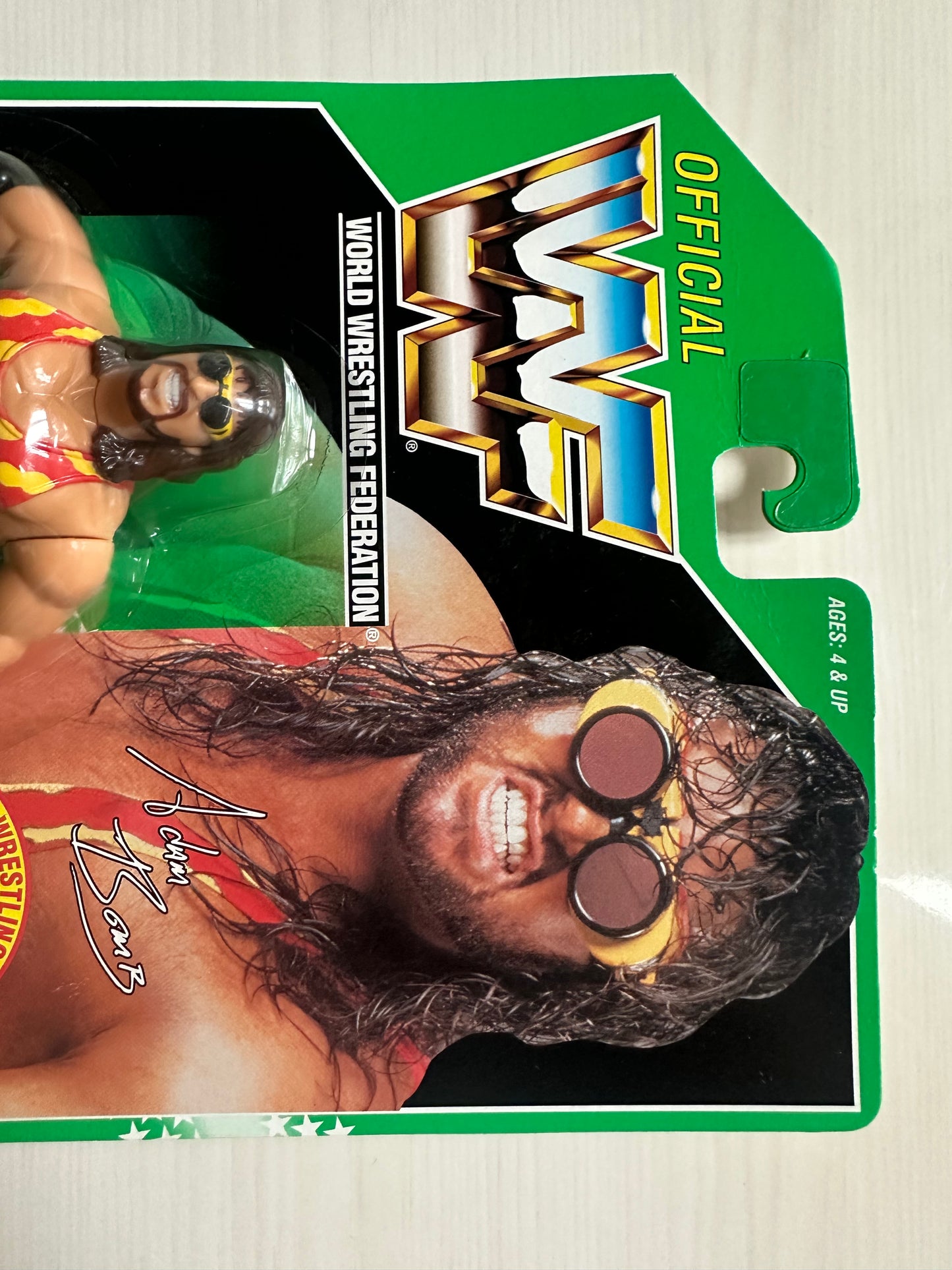 Adam Bomb Series 11 WWF Hasbro MOC figure