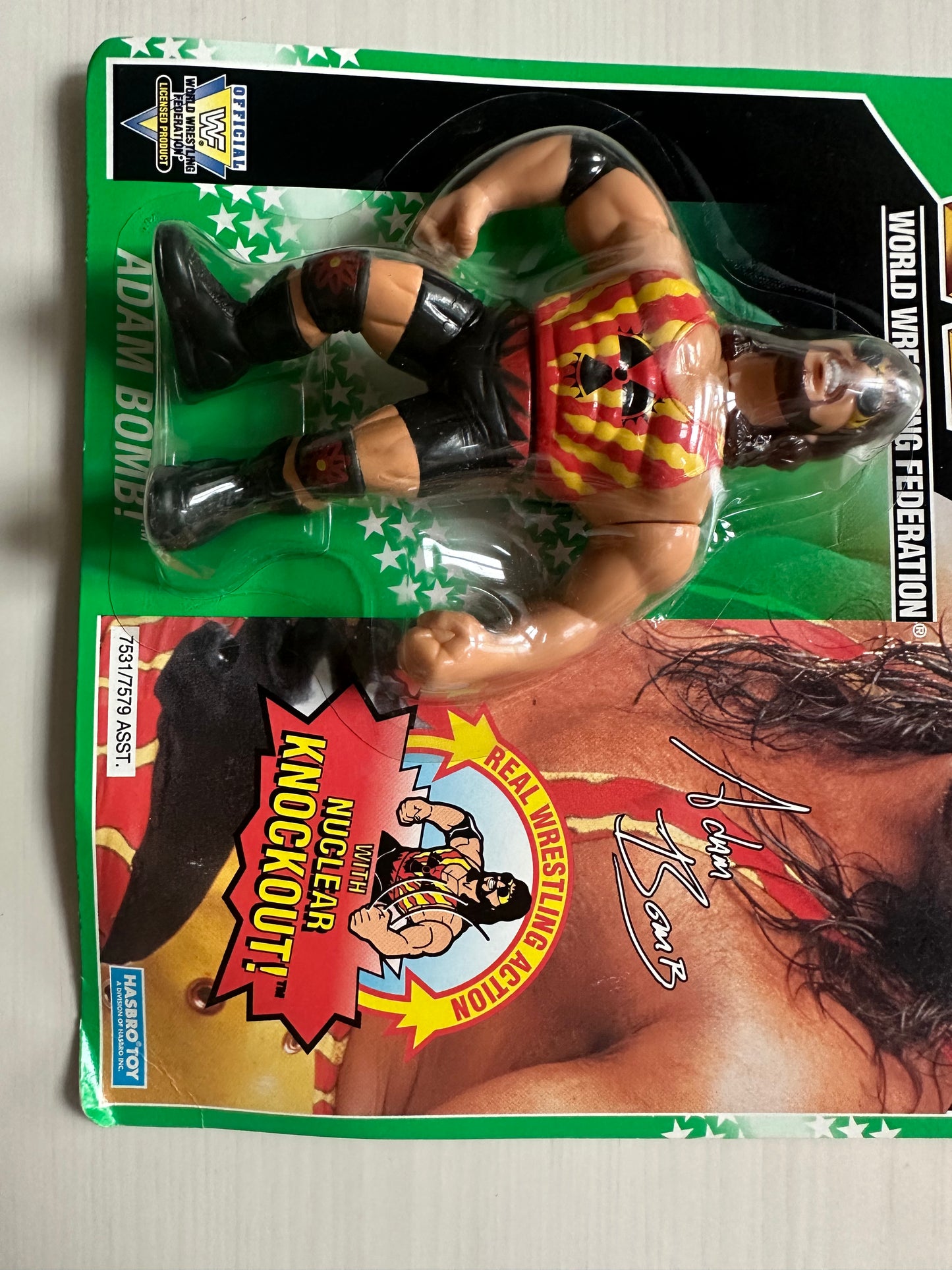 Adam Bomb Series 11 WWF Hasbro MOC figure