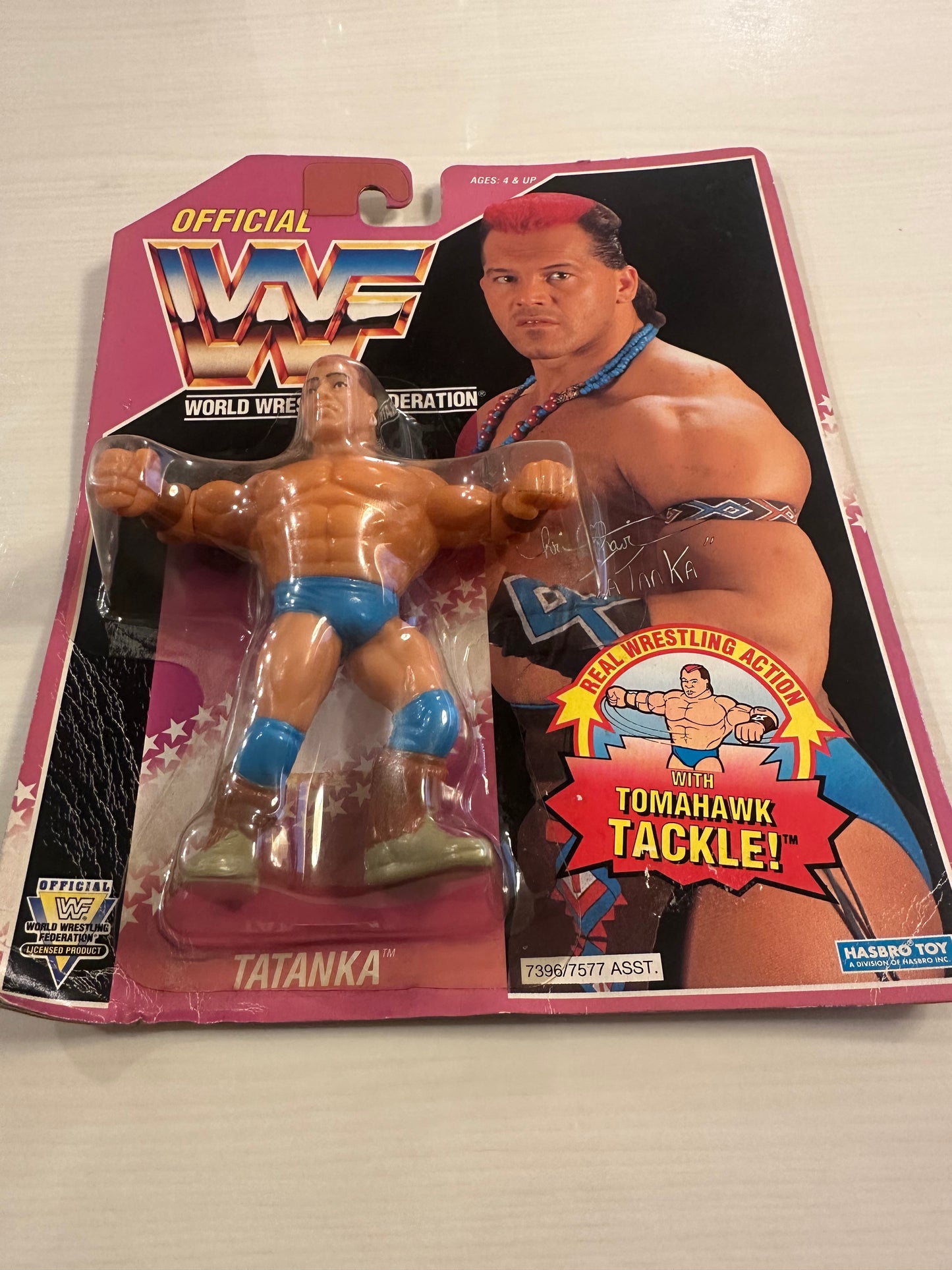 Tatanka Series 9 WWF Hasbro