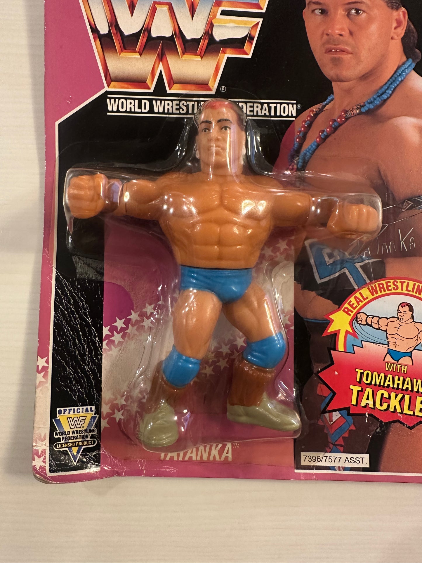Tatanka Series 9 WWF Hasbro