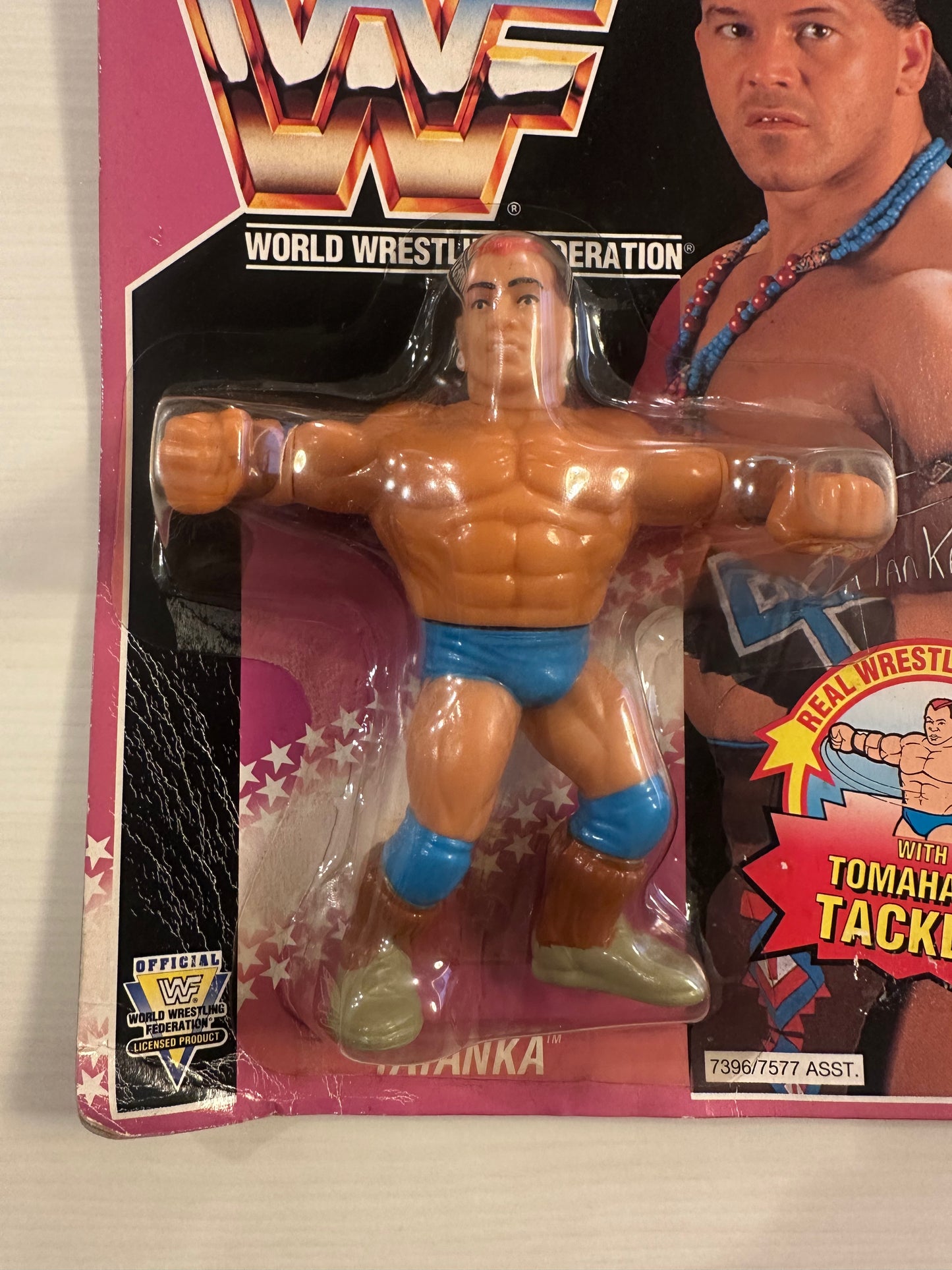 Tatanka Series 9 WWF Hasbro