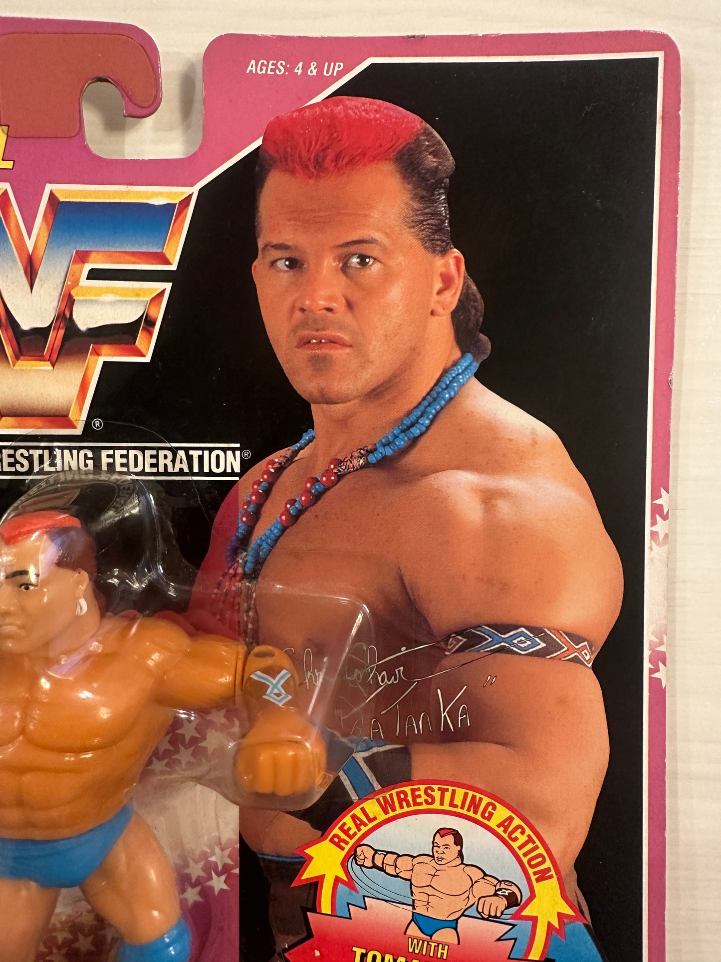 Tatanka Series 9 WWF Hasbro