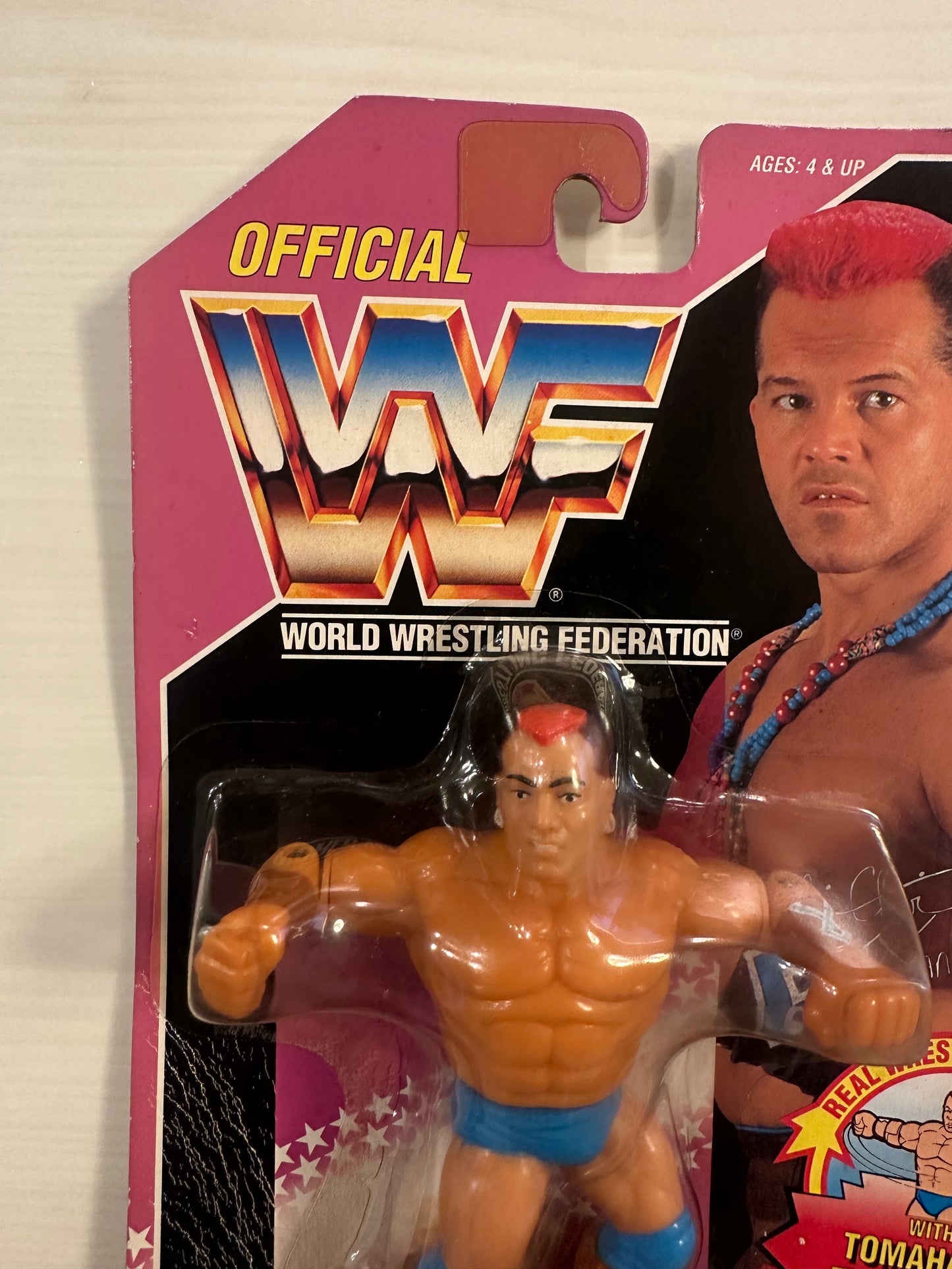 Tatanka Series 9 WWF Hasbro