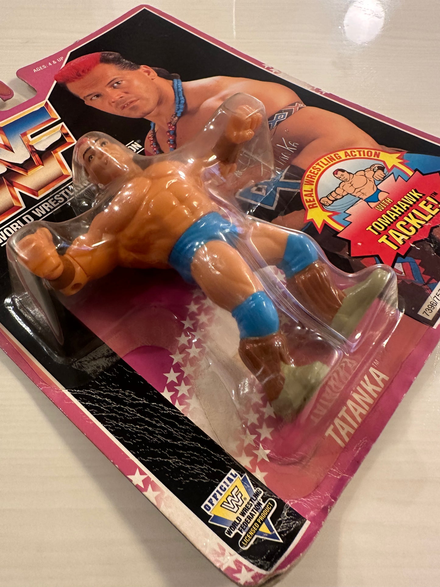 Tatanka Series 9 WWF Hasbro