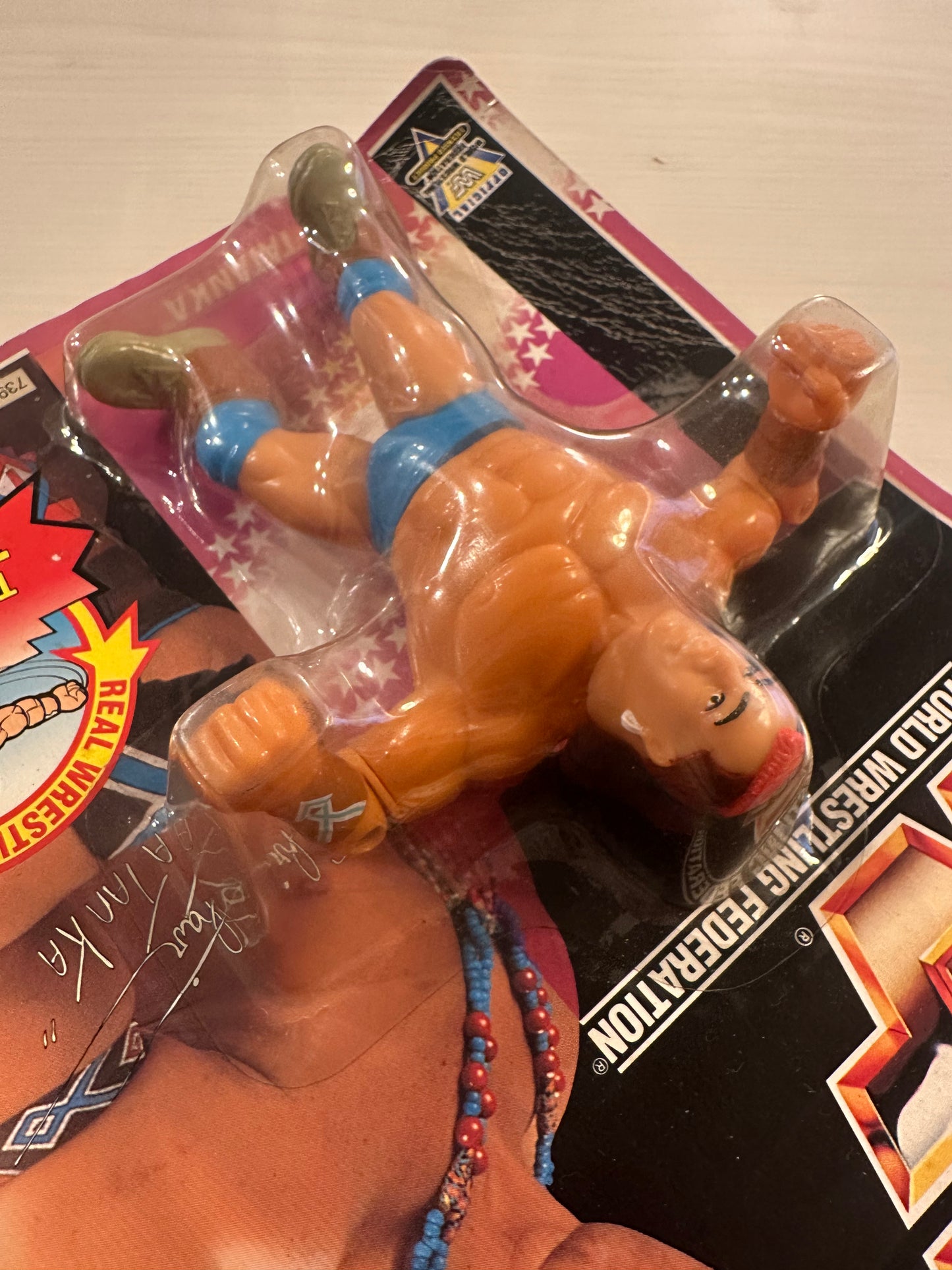 Tatanka Series 9 WWF Hasbro