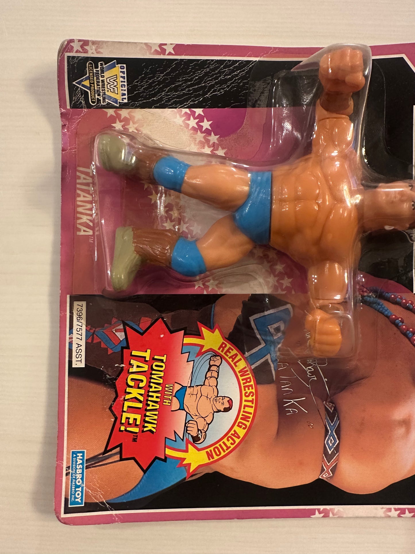 Tatanka Series 9 WWF Hasbro