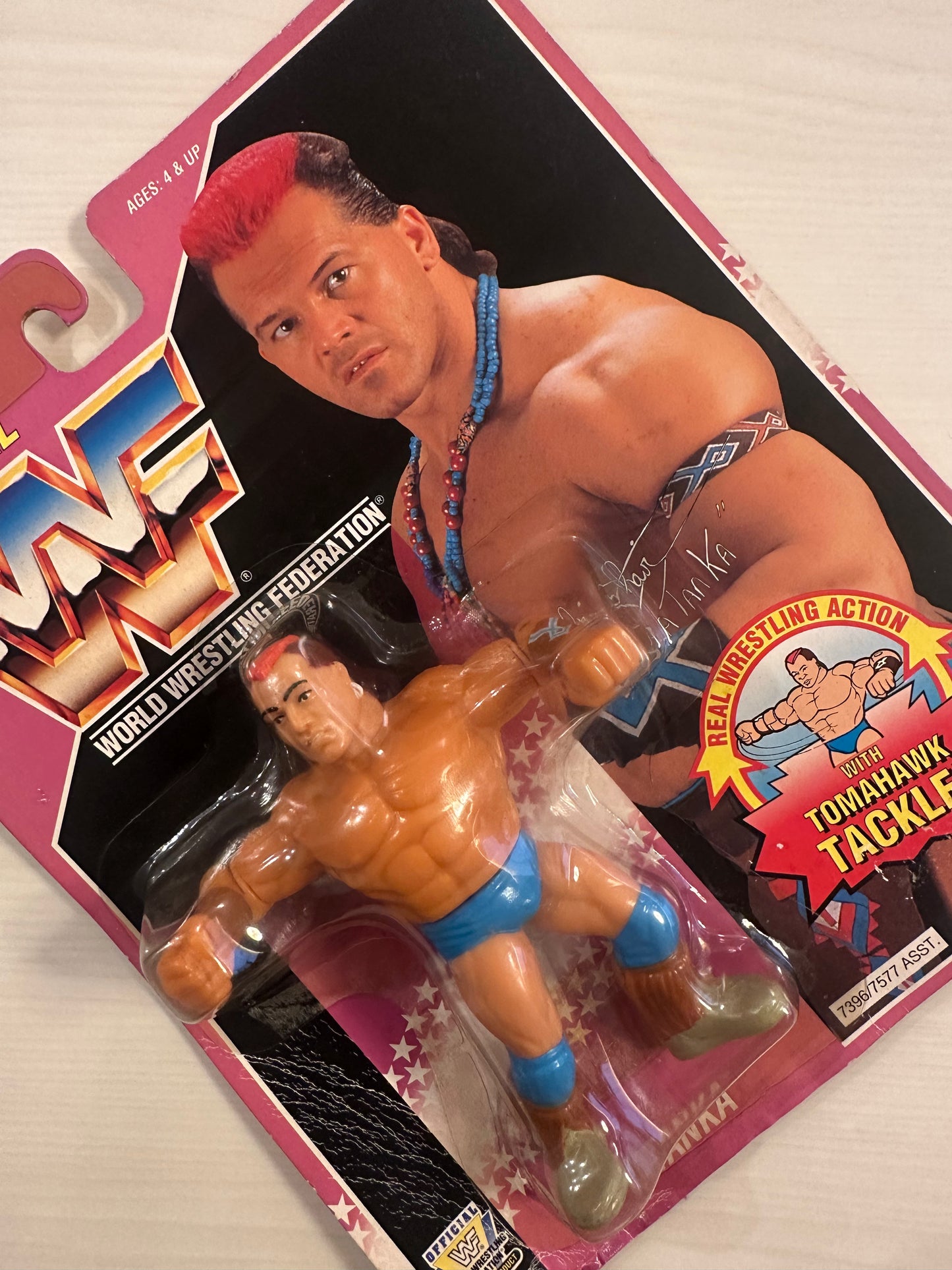 Tatanka Series 9 WWF Hasbro