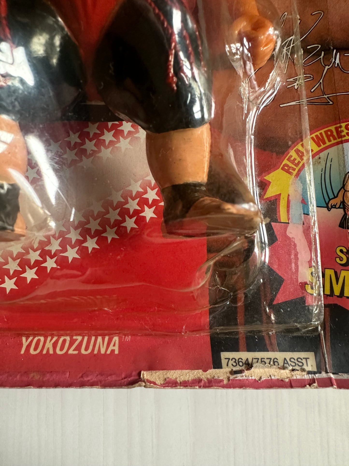 Yokozuna Series 8 WWF Hasbro MOC Funskool figure
