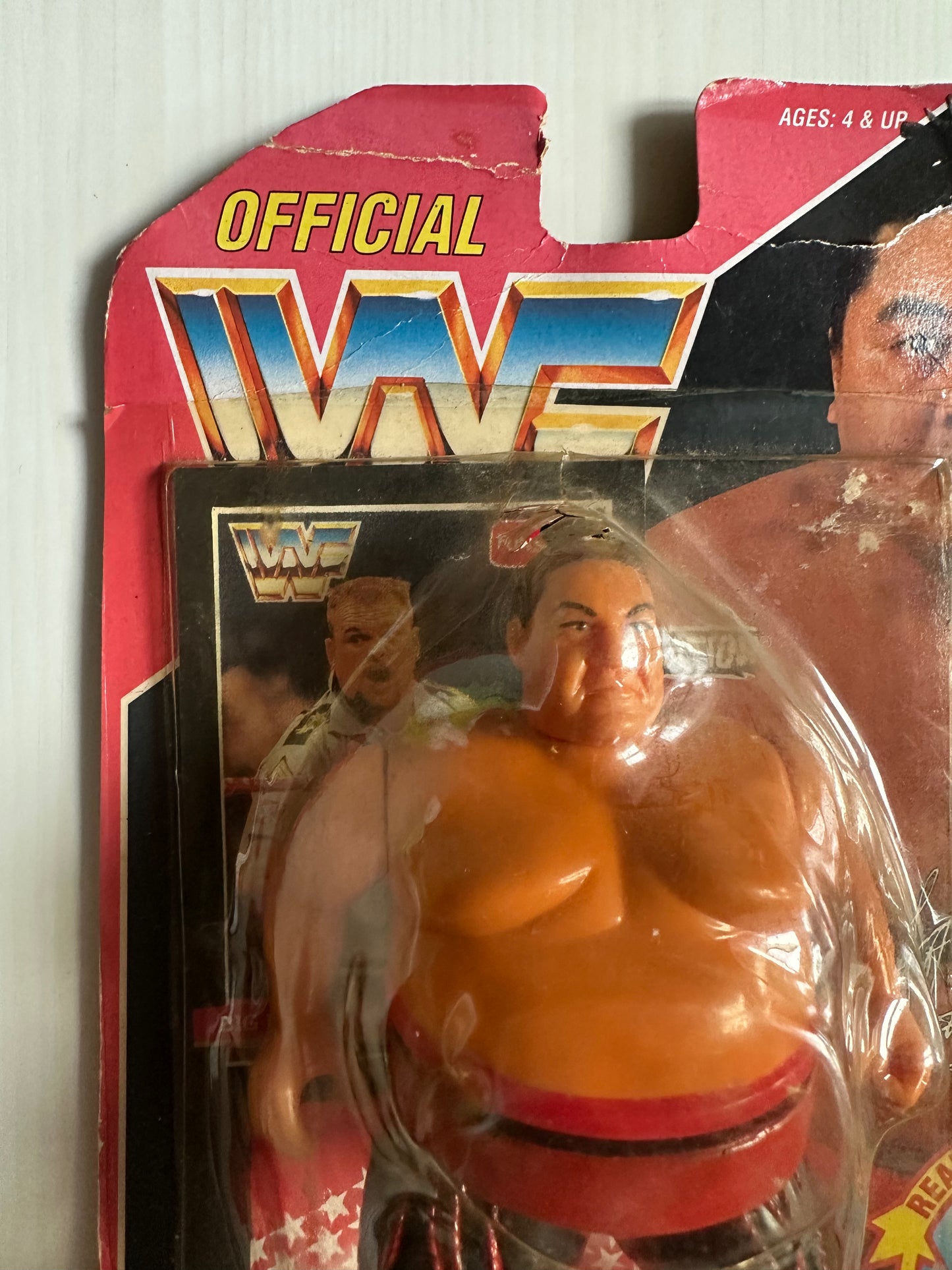 Yokozuna Series 8 WWF Hasbro MOC Funskool figure