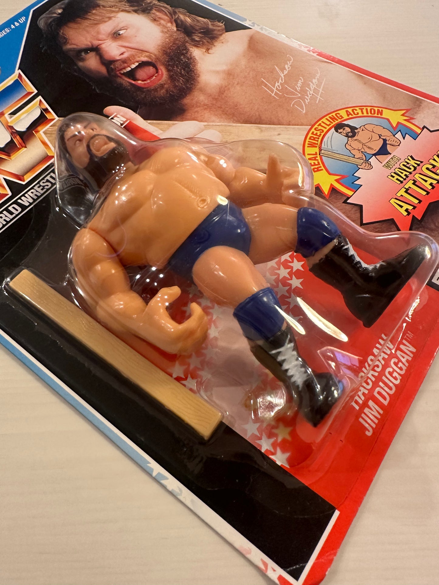 Hacksaw Jim Duggan Series 2 WWF Hasbro