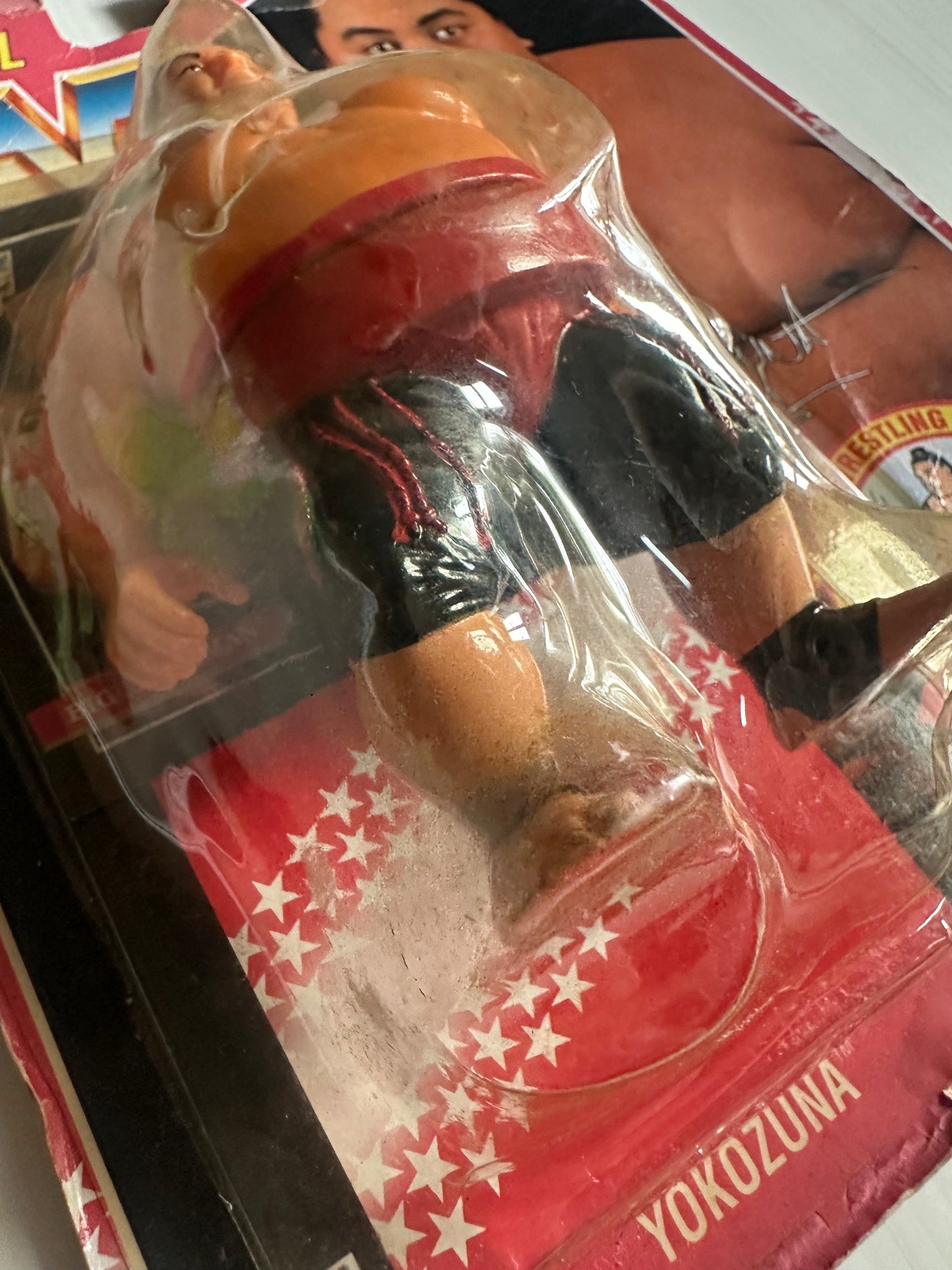 Yokozuna Series 8 WWF Hasbro MOC Funskool figure