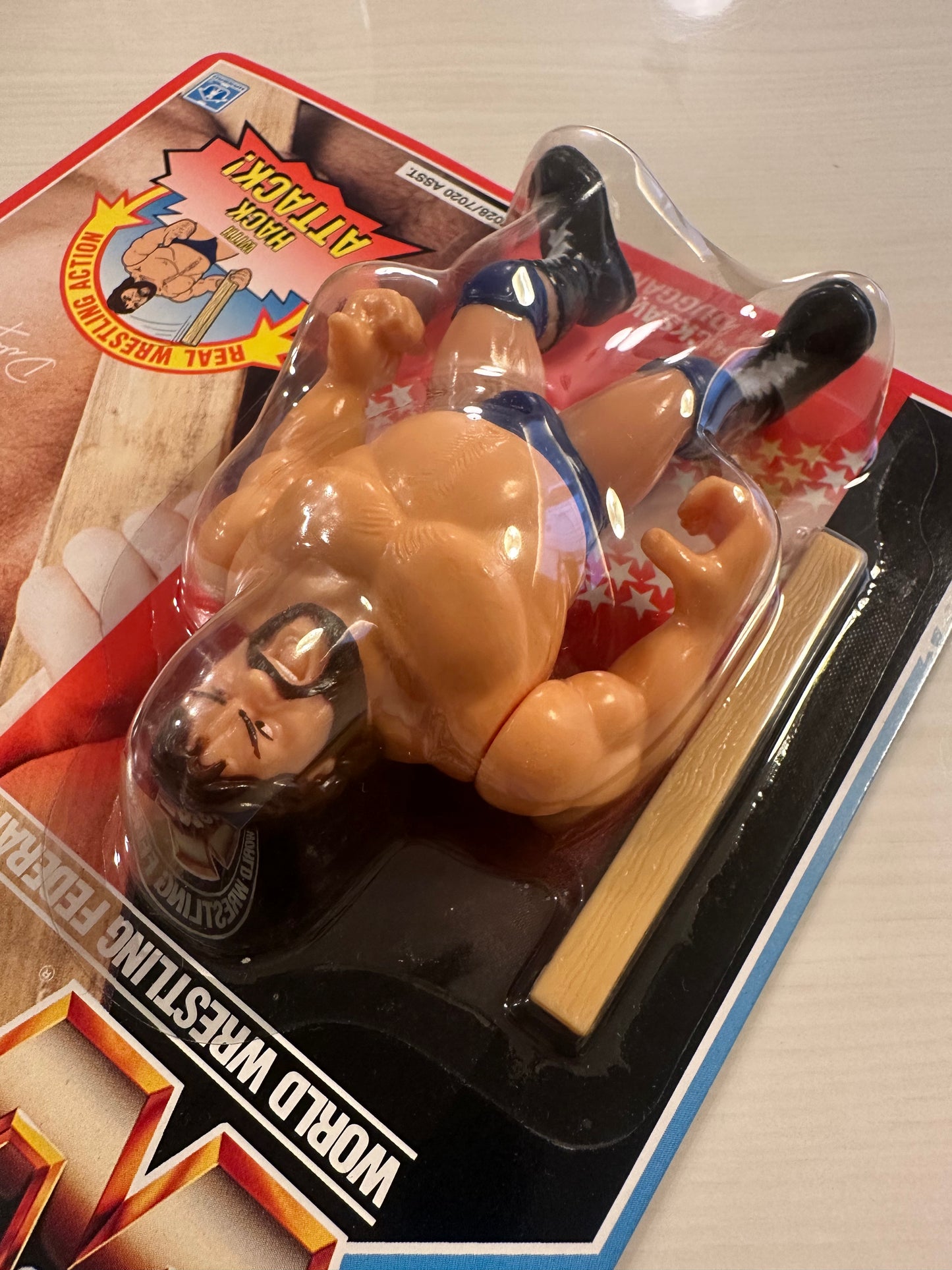 Hacksaw Jim Duggan Series 2 WWF Hasbro