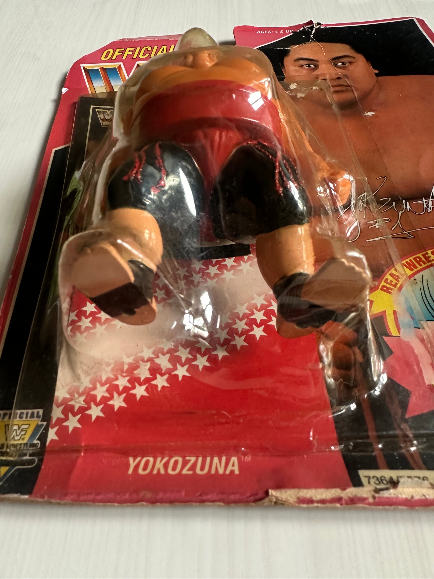 Yokozuna Series 8 WWF Hasbro MOC Funskool figure