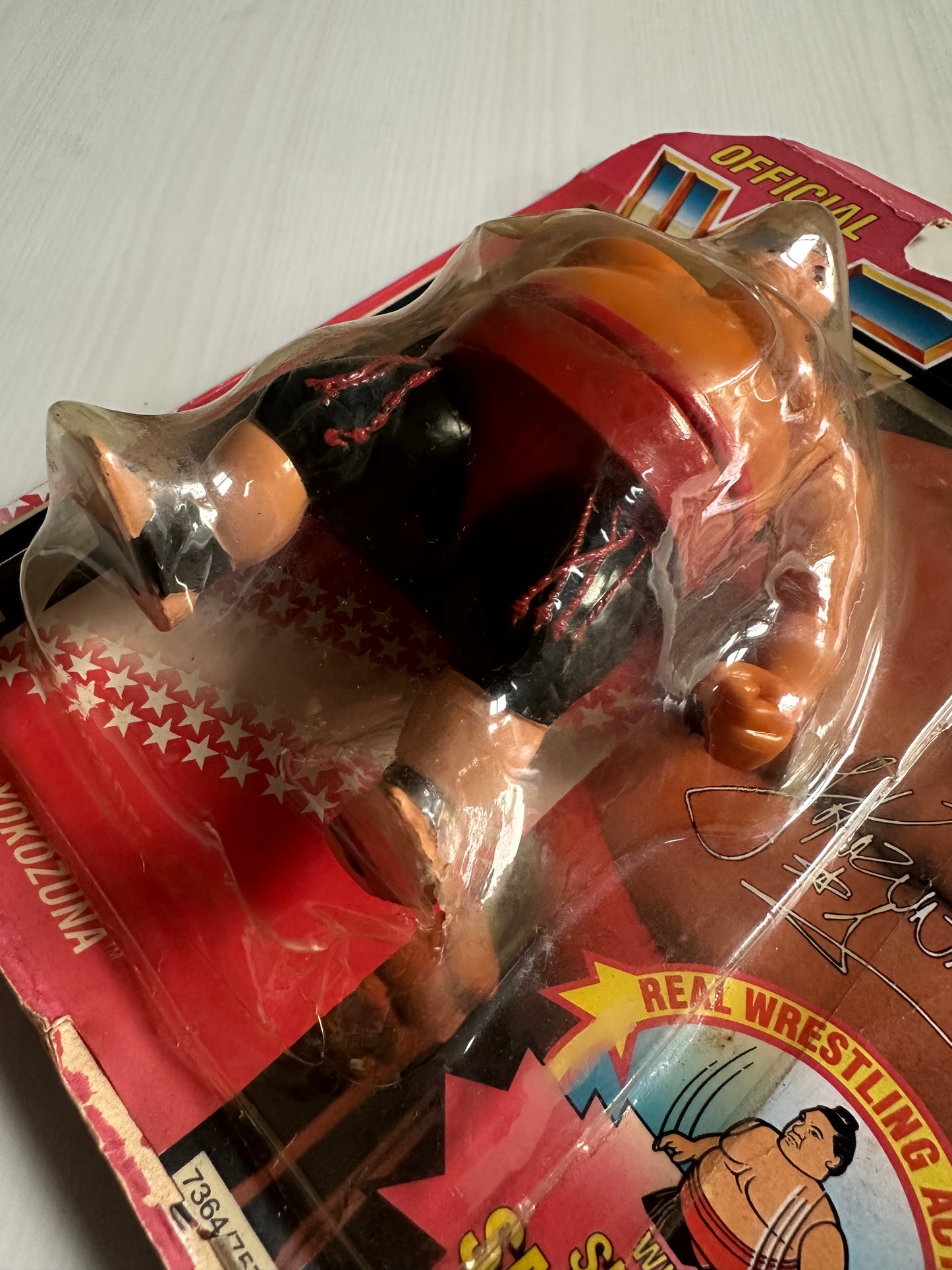 Yokozuna Series 8 WWF Hasbro MOC Funskool figure