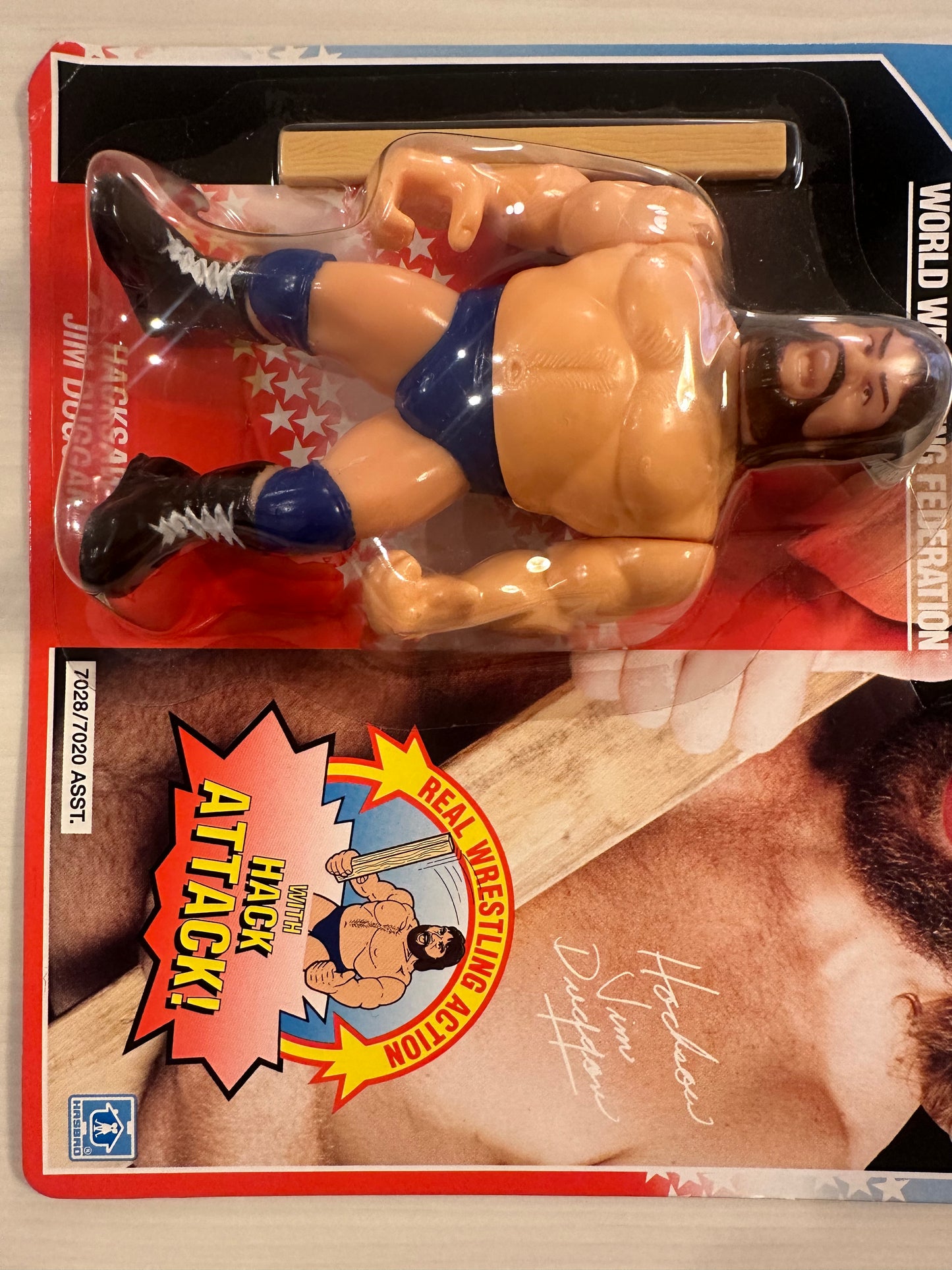 Hacksaw Jim Duggan Series 2 WWF Hasbro
