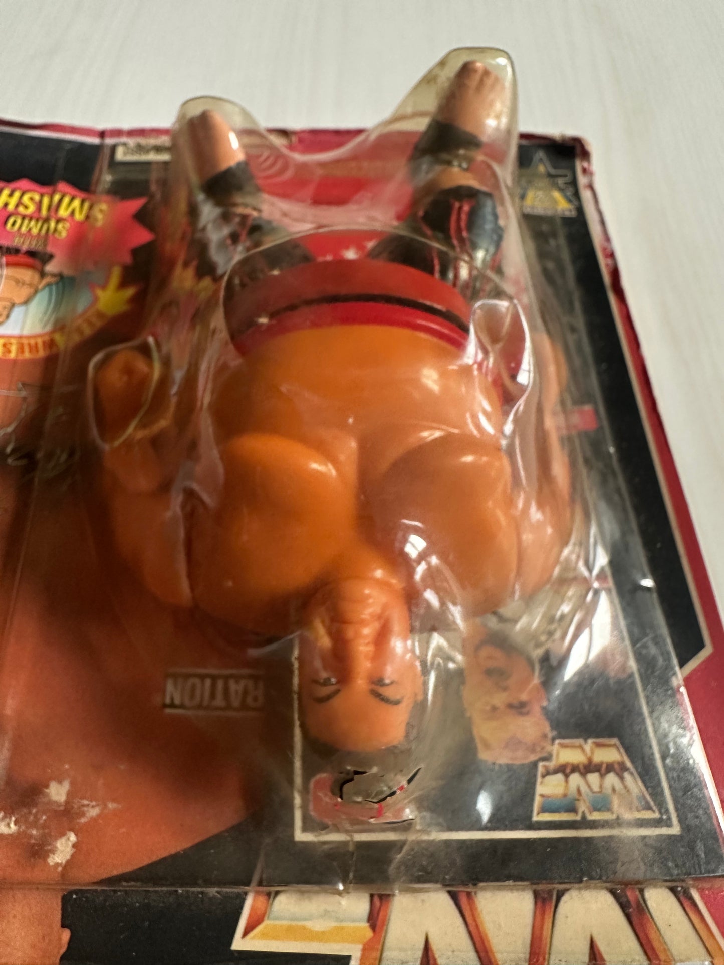 Yokozuna Series 8 WWF Hasbro MOC Funskool figure