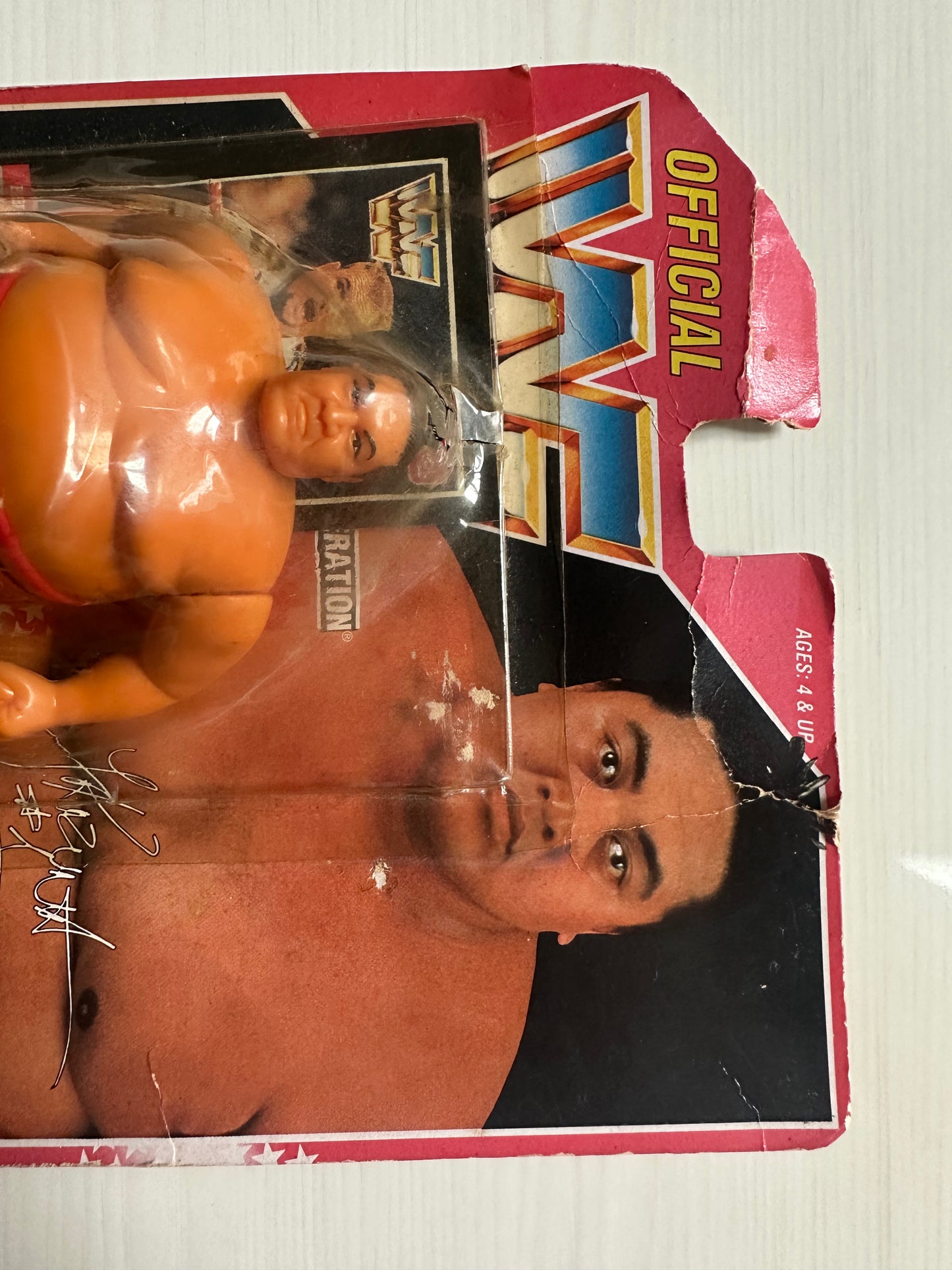 Yokozuna Series 8 WWF Hasbro MOC Funskool figure