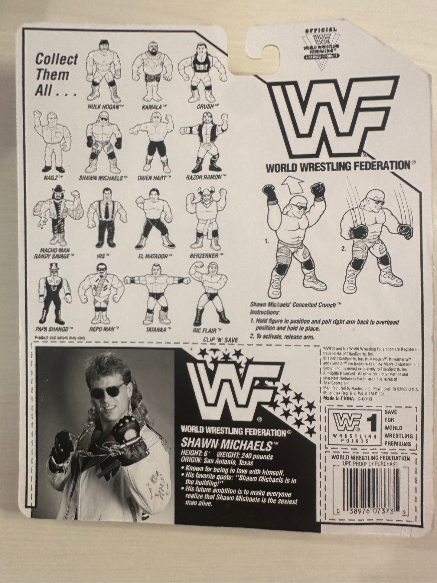 Shawn Michaels Series 7 WWF Hasbro