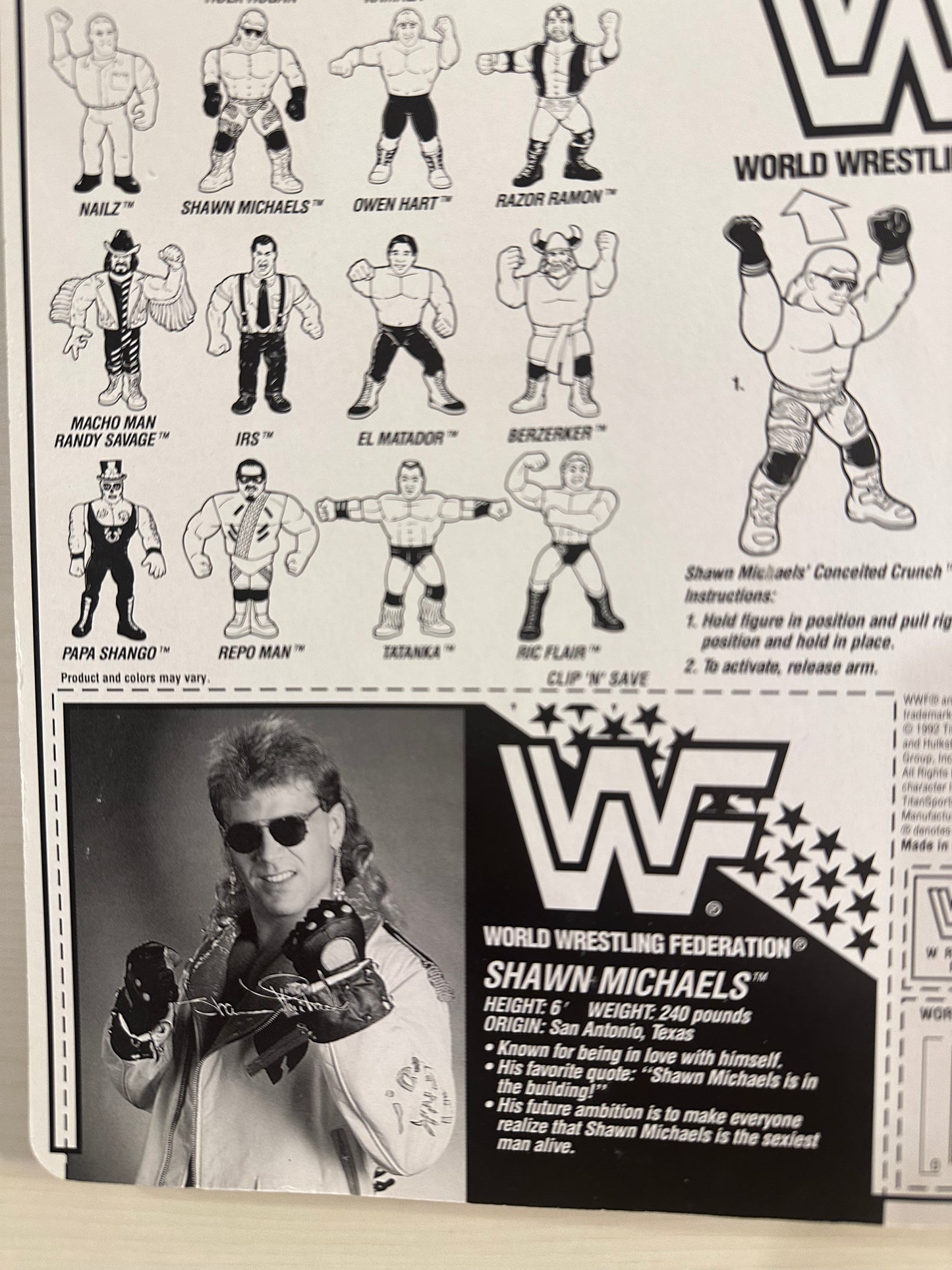 Shawn Michaels Series 7 WWF Hasbro