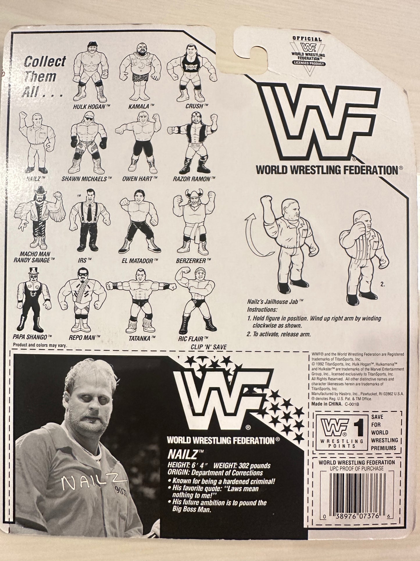 Nailz Series 7 WWF Hasbro