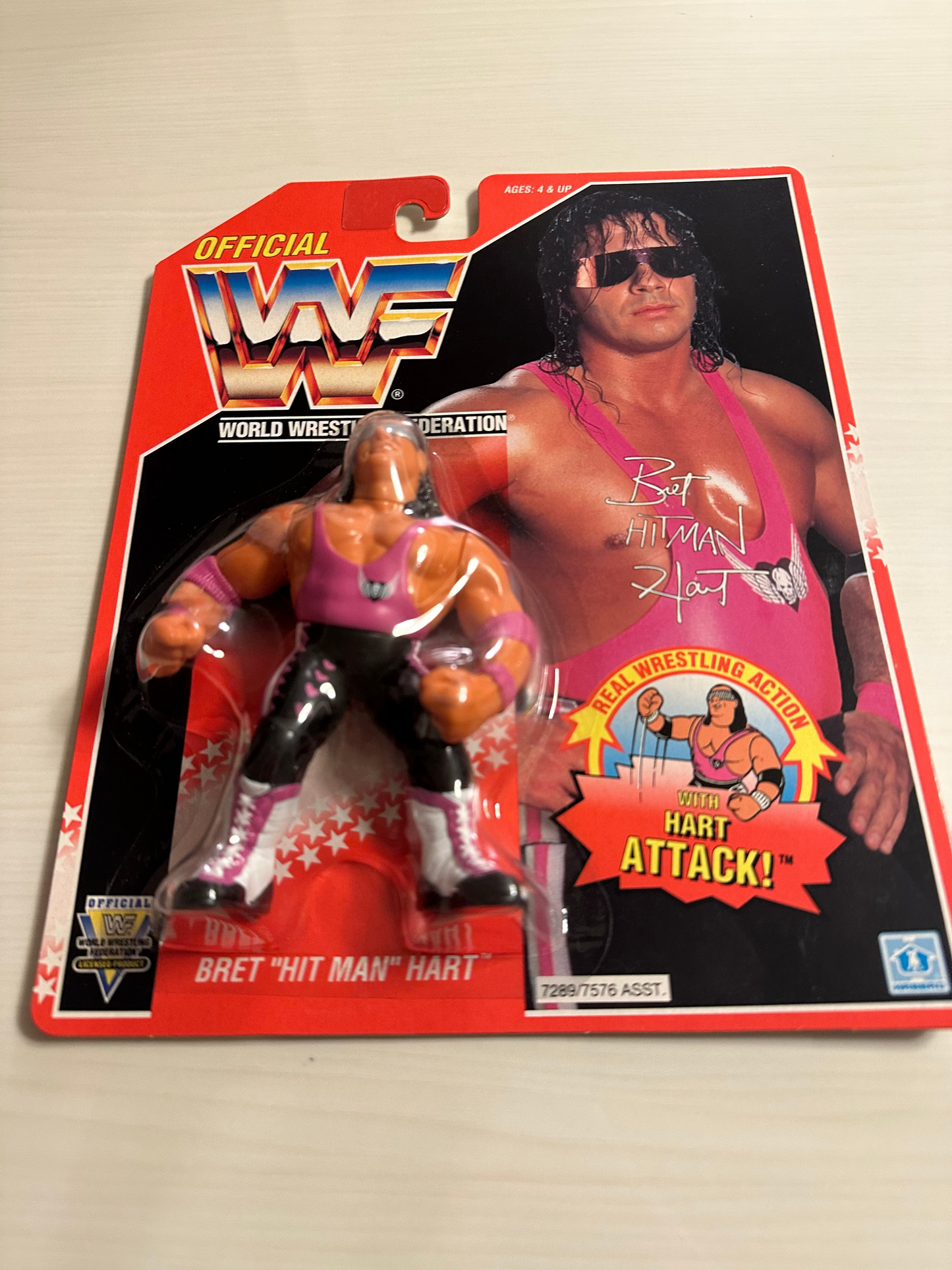 Bret the Hitman Hart Series 8 WWF Hasbro