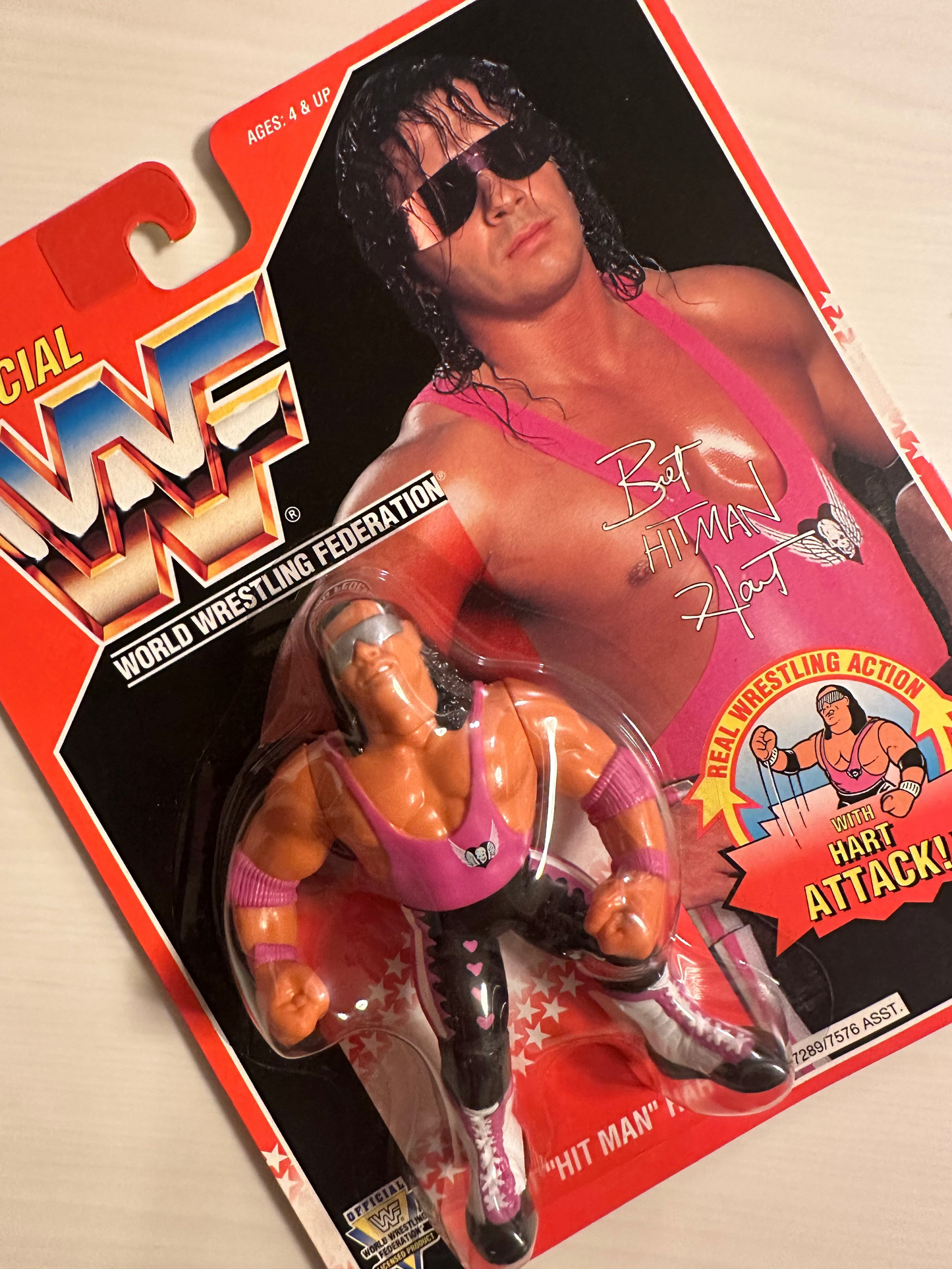 Bret the Hitman Hart Series 8 WWF Hasbro