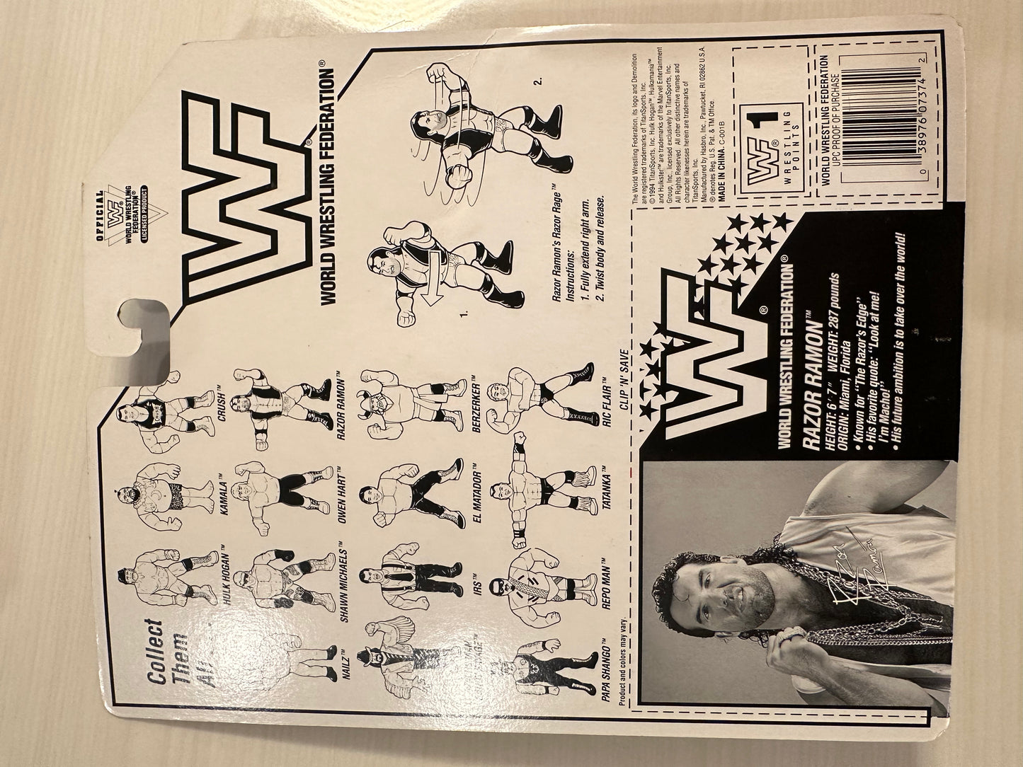 Razor Ramon Series 10 WWF Hasbro