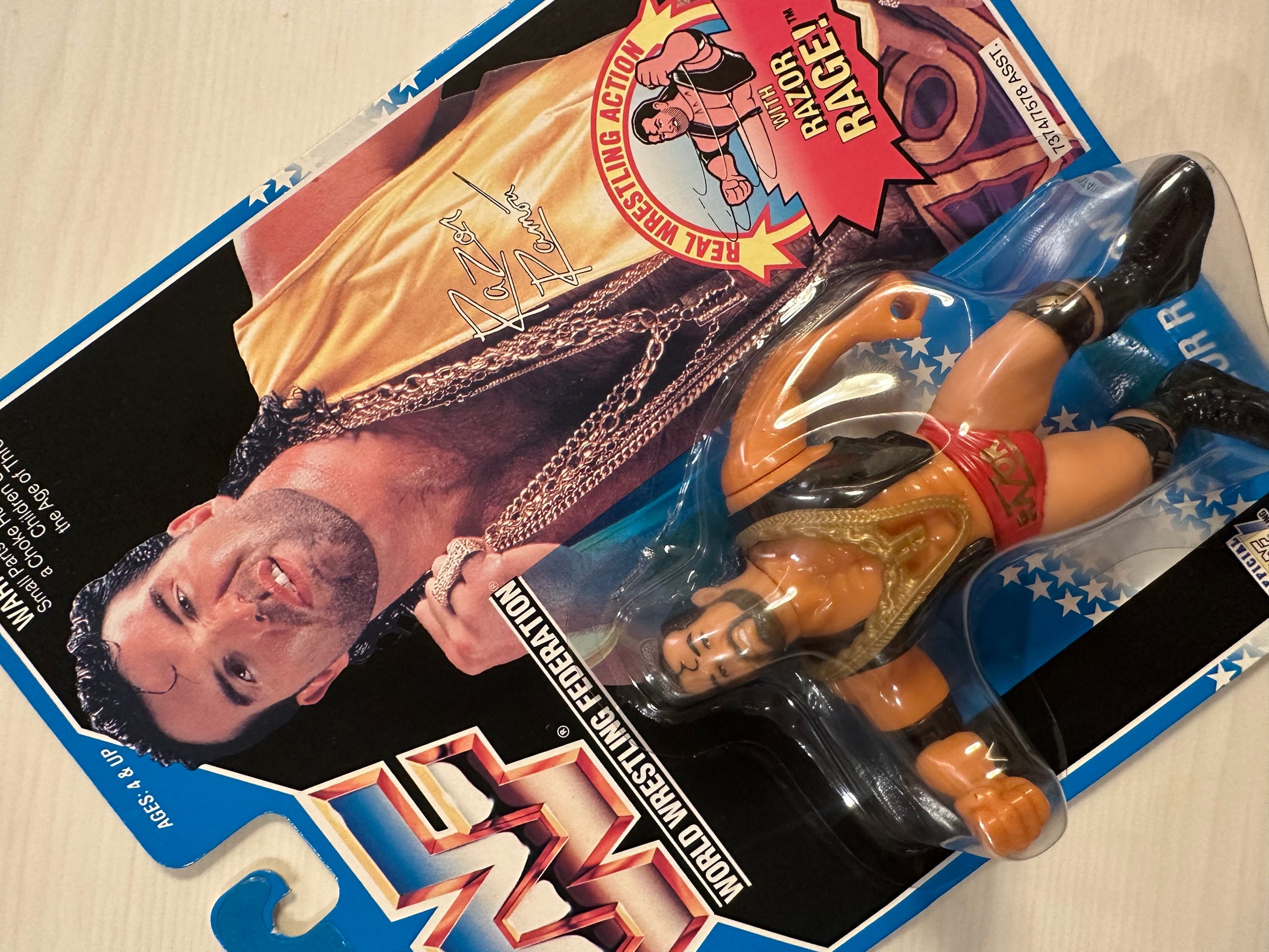 Wwf Fake Razor Ramon Razor Ramon Series 10 WWF Hasbro – retrofigure