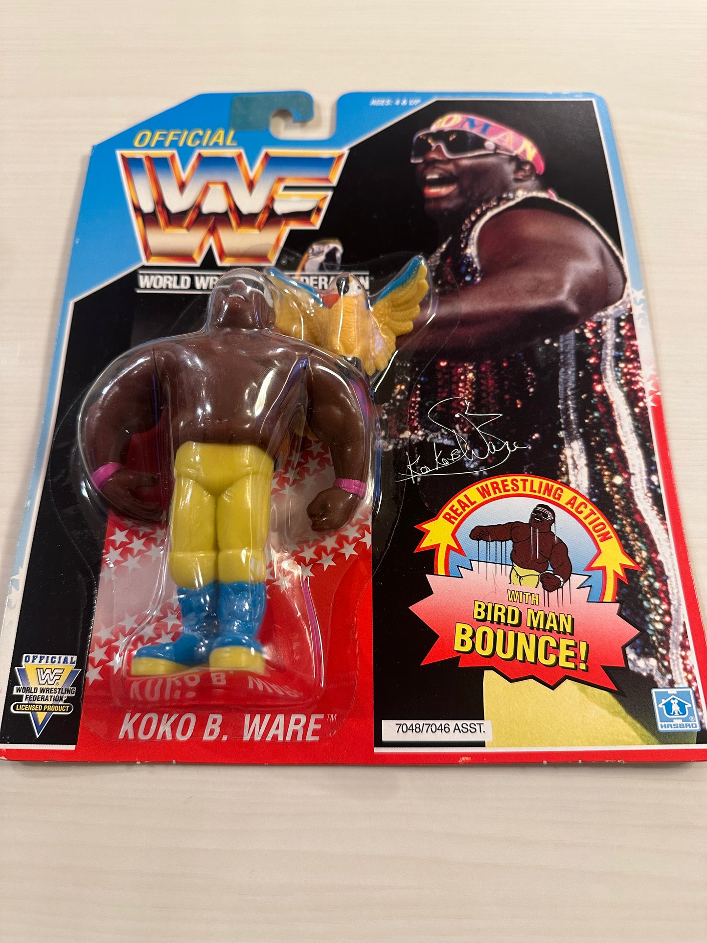 Koko B Ware Series 3 WWF Hasbro